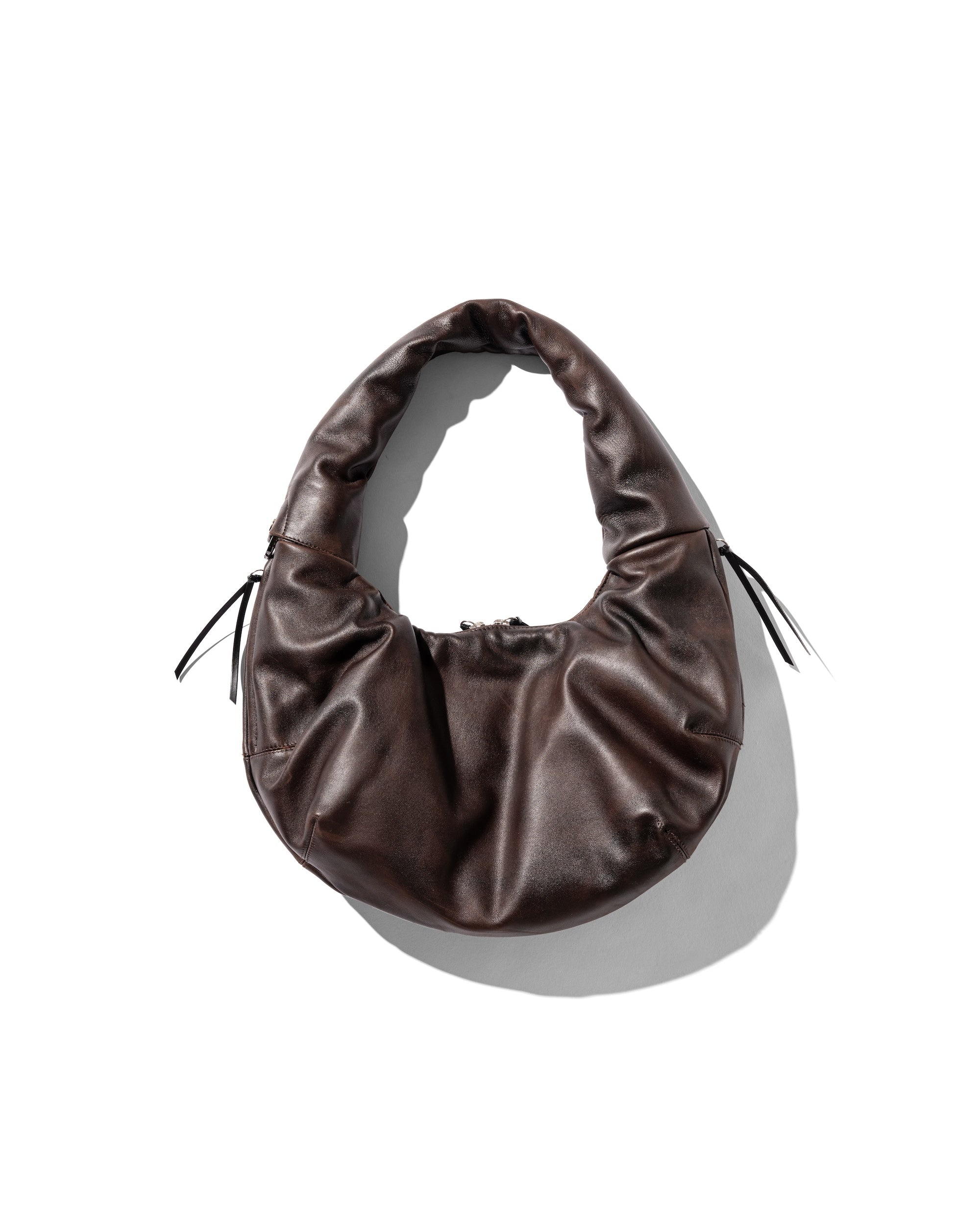 【11.1 SAT 20:00- IN STOCK】VINTAGE SHEEP LEATHER SYSTEM BAG XS