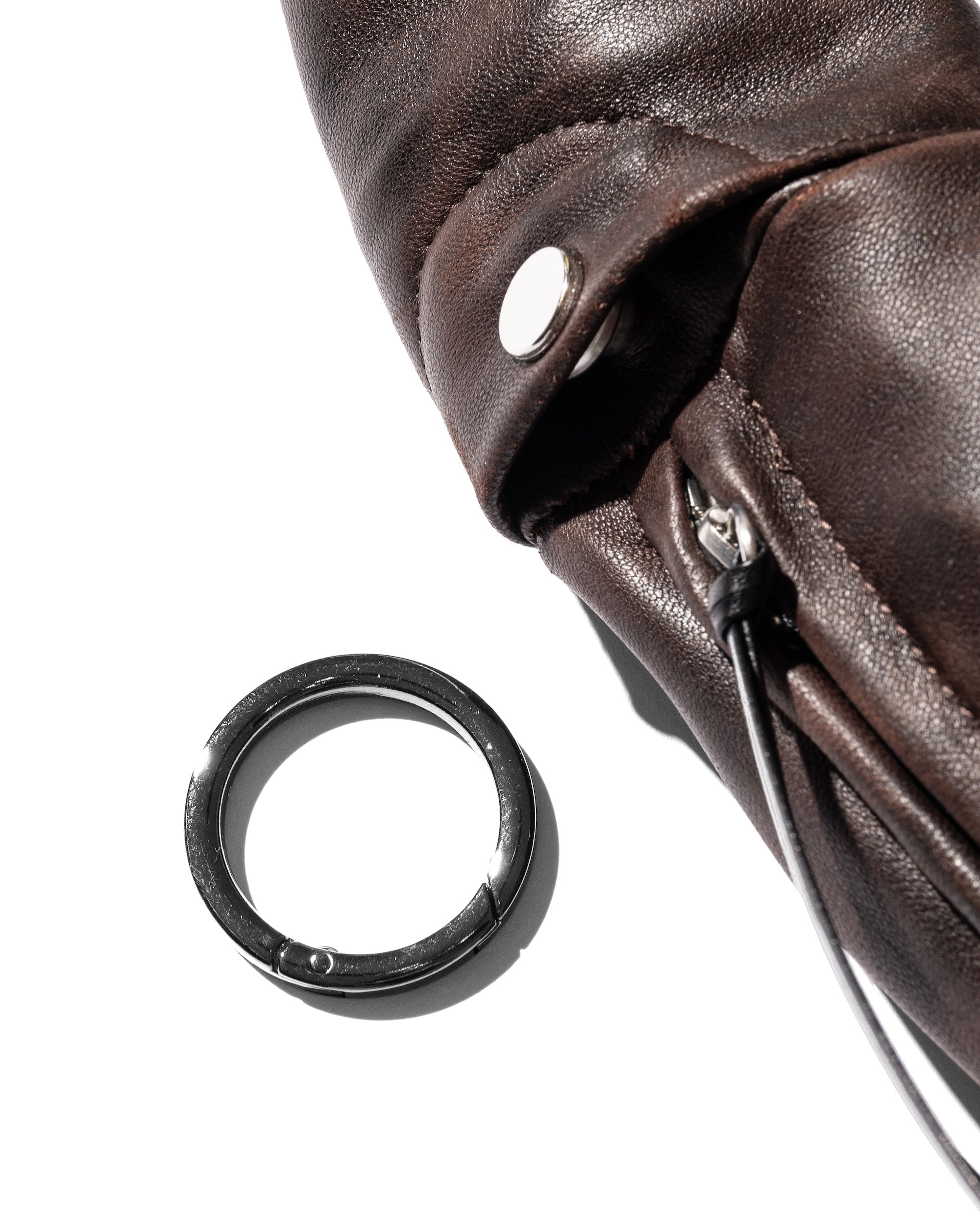 【11.1 SAT 20:00- IN STOCK】VINTAGE SHEEP LEATHER SYSTEM BAG XS