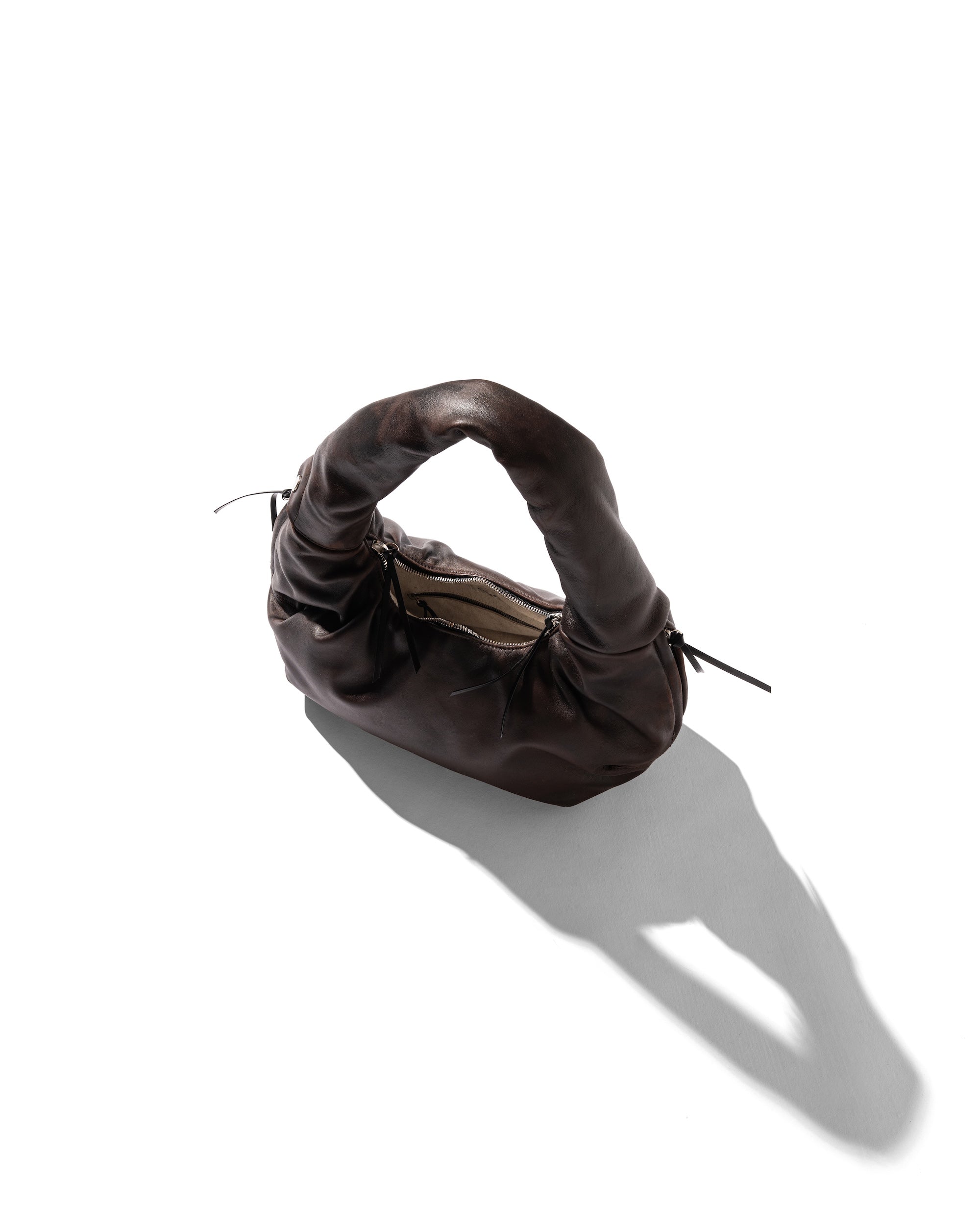 【11.1 SAT 20:00- IN STOCK】VINTAGE SHEEP LEATHER SYSTEM BAG XS