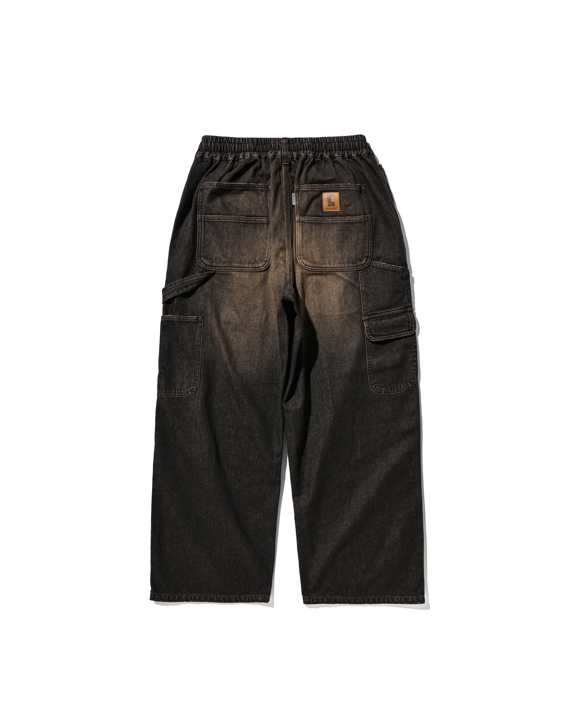 11.5 WED 20:00- IN STOCK】VINTAGE DYED SELVEDGE DENIM WORKER PANTS (VI