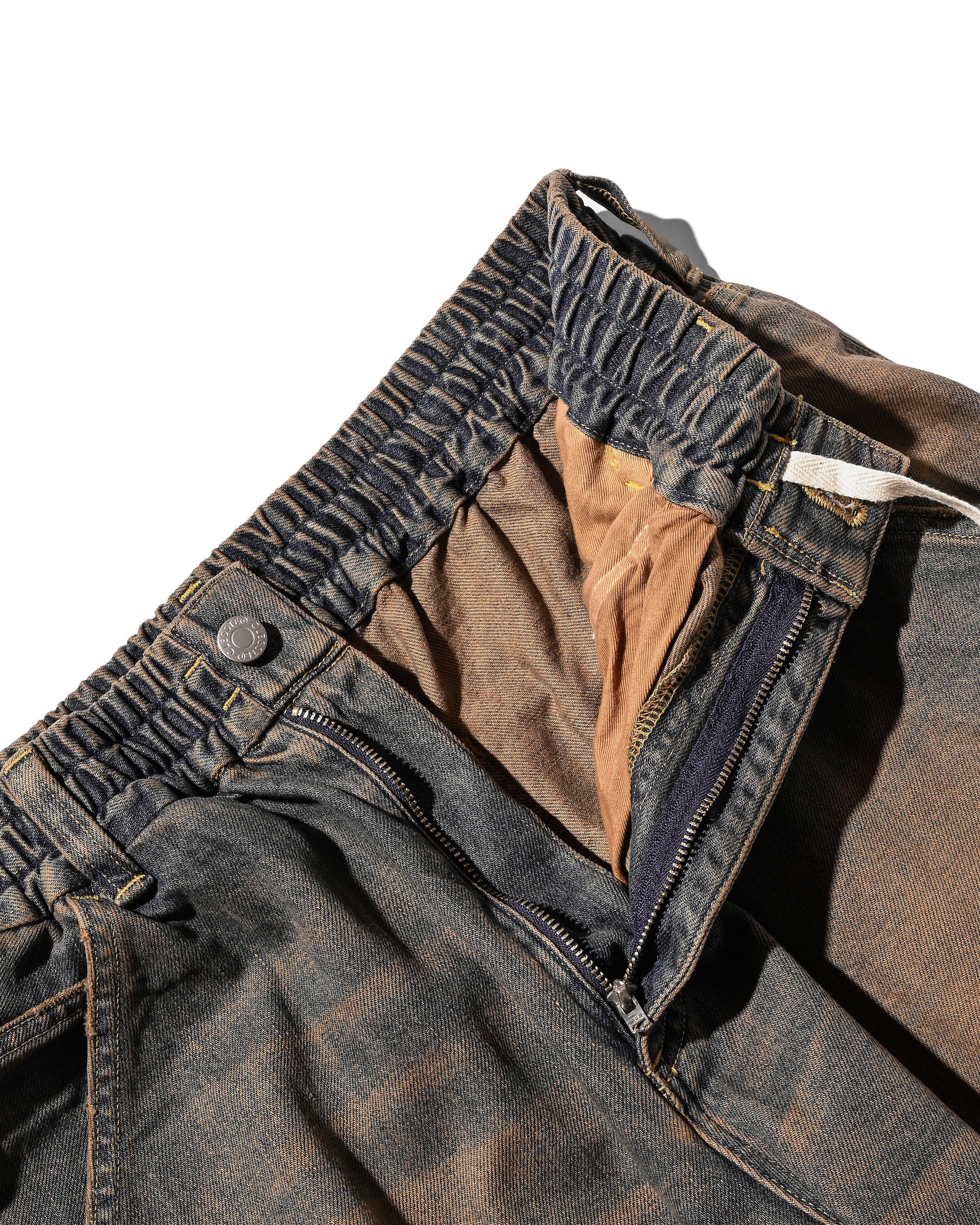 clesste デニムパンツ VINTAGE DYED SELVEDGE DENIM WORKER PANTS (VINTAGE INDIGO)