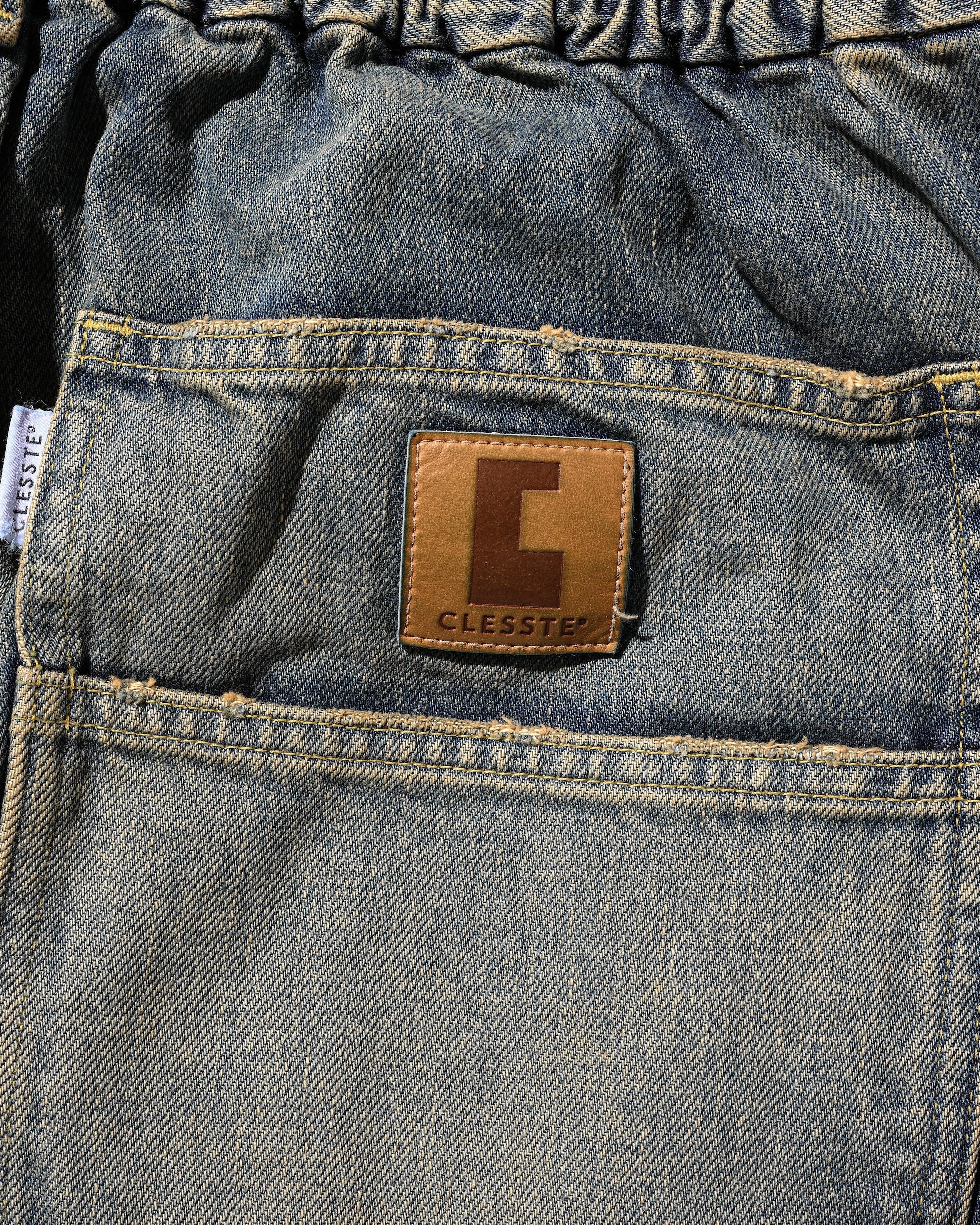 【11.5 WED 20:00- IN STOCK】VINTAGE DYED SELVEDGE DENIM WORKER PANTS (VINTAGE INDIGO)