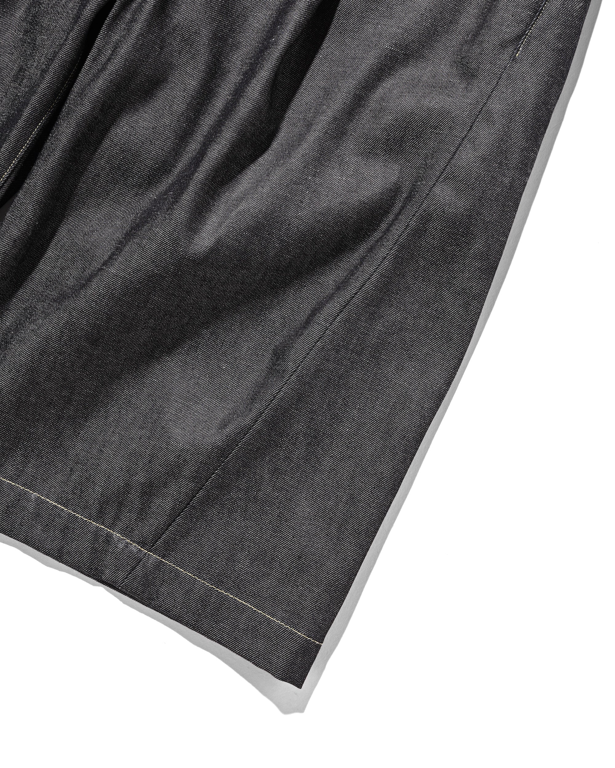 SELVEDGE DENIM CITY BAGGY HALF PANTS (RIGID INDIGO)