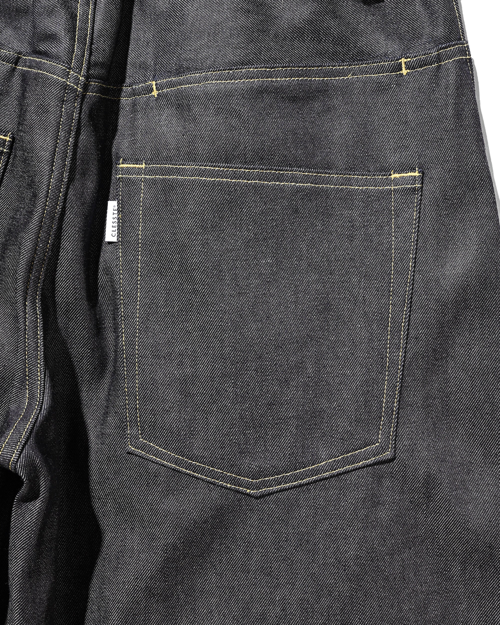 SELVEDGE DENIM CITY BAGGY HALF PANTS (RIGID INDIGO)