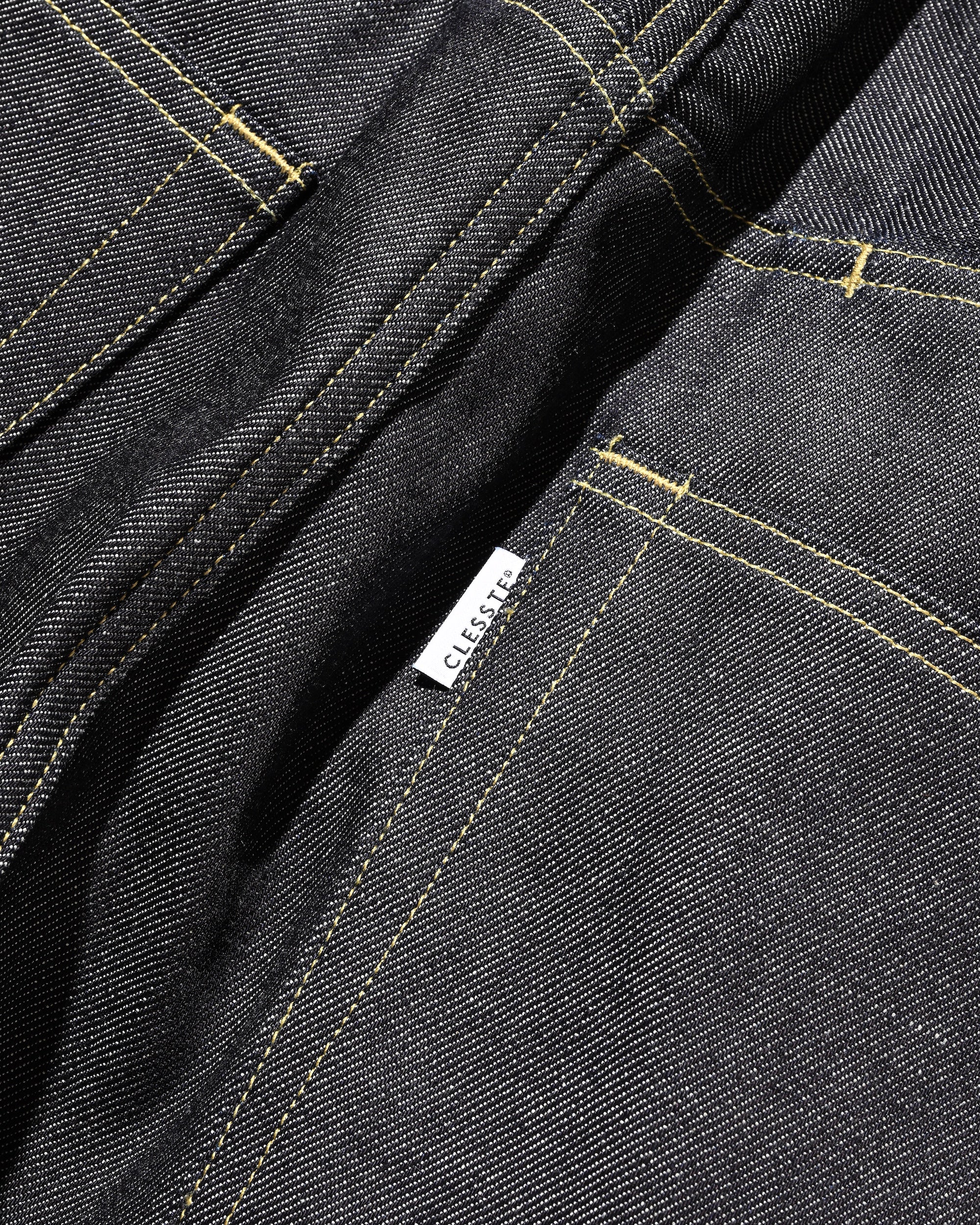 SELVEDGE DENIM CITY BAGGY HALF PANTS (RIGID INDIGO)
