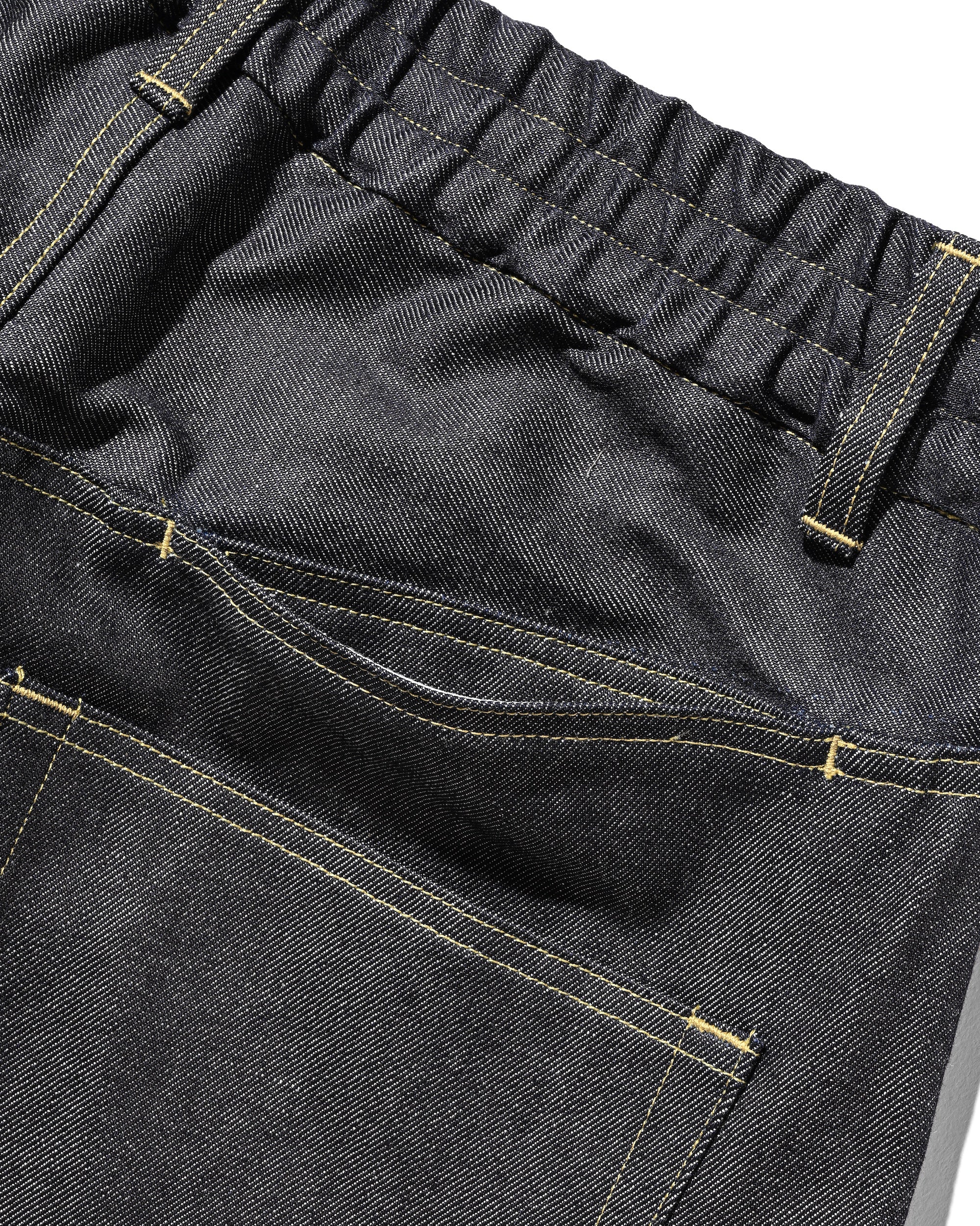 SELVEDGE DENIM CITY BAGGY HALF PANTS (RIGID INDIGO)
