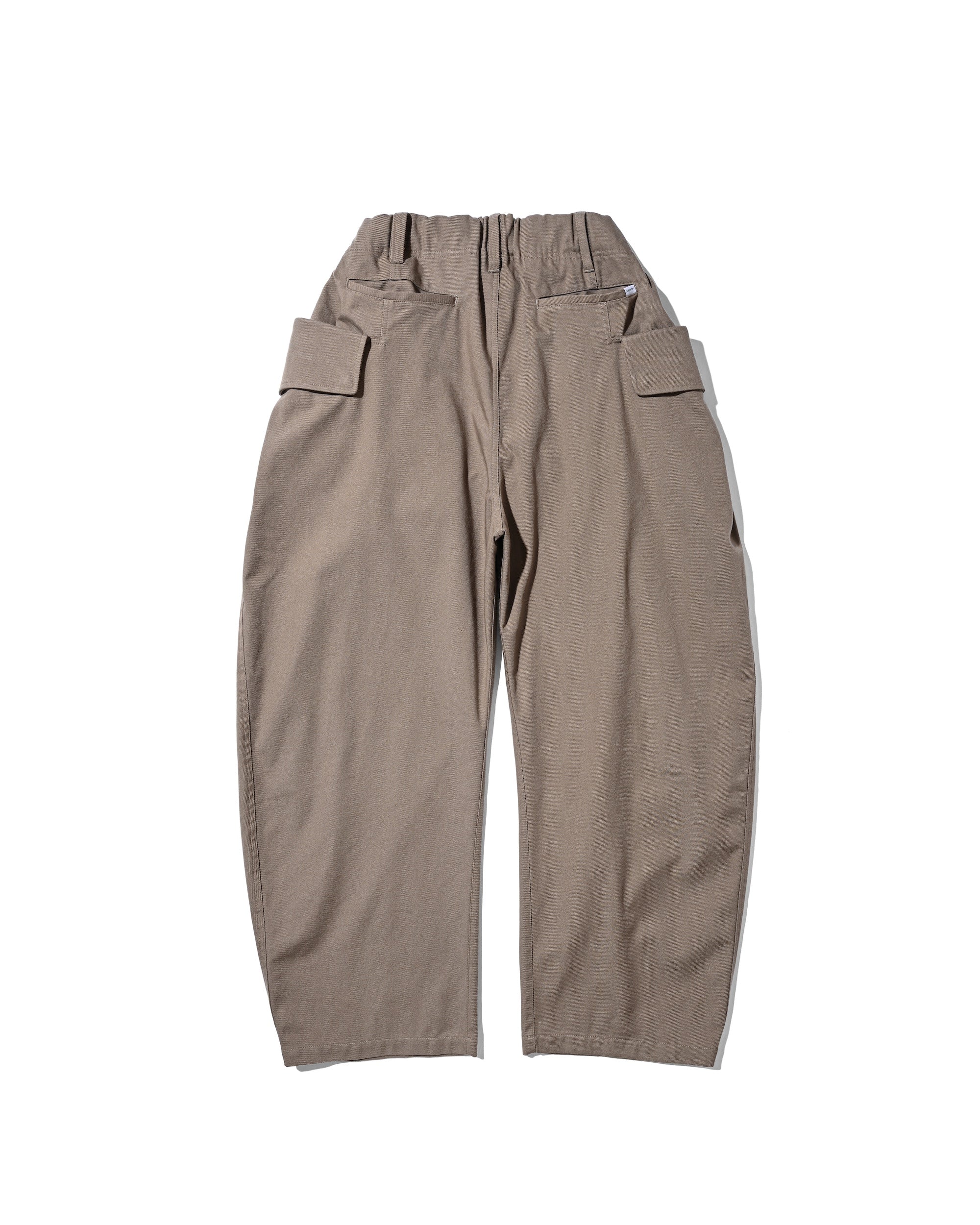 【4.25 SAT 20:00- IN STOCK】SIDE FLAP CURVE PANTS (MOCHA)