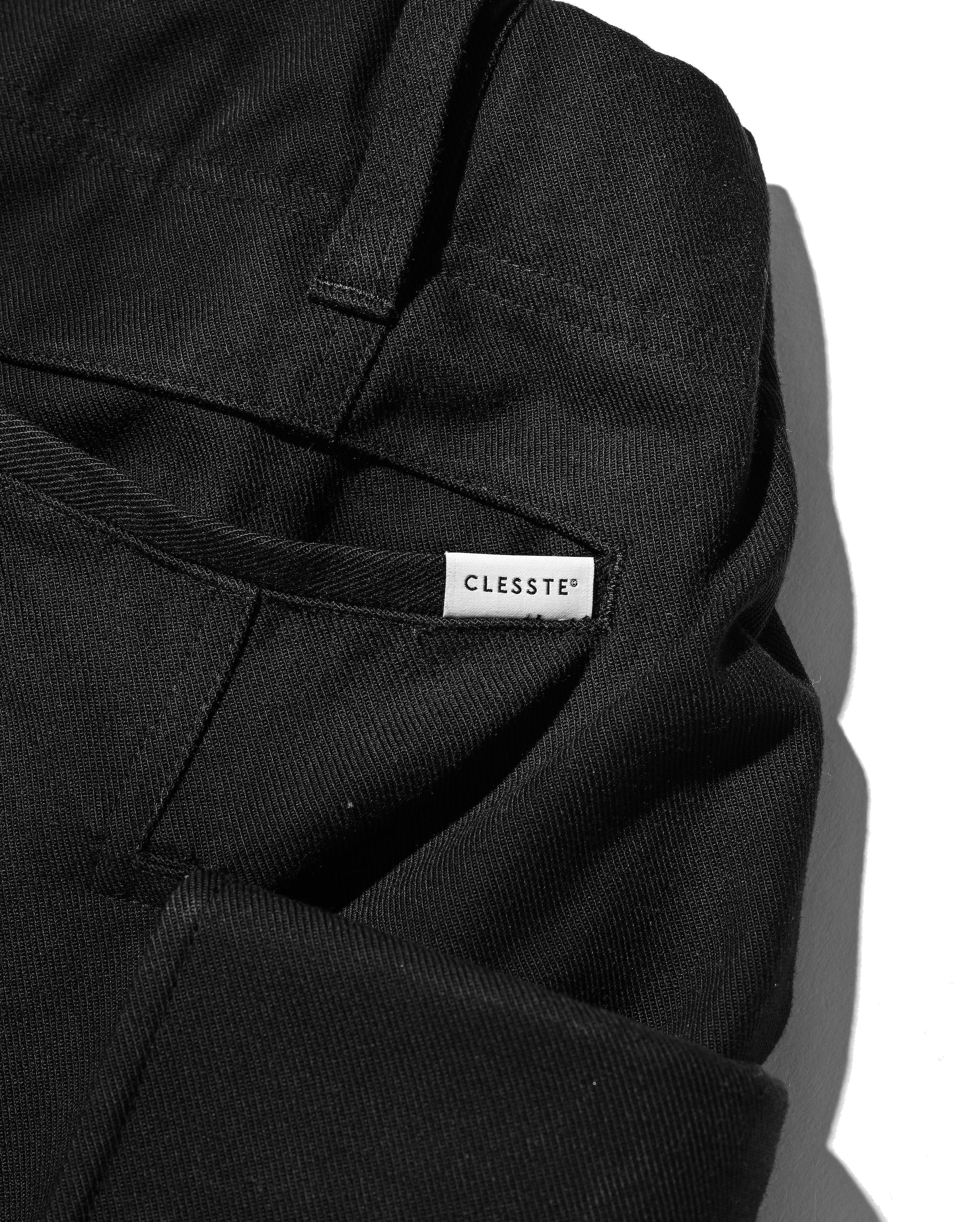 SIDE FLAP CURVE PANTS (BLACK)