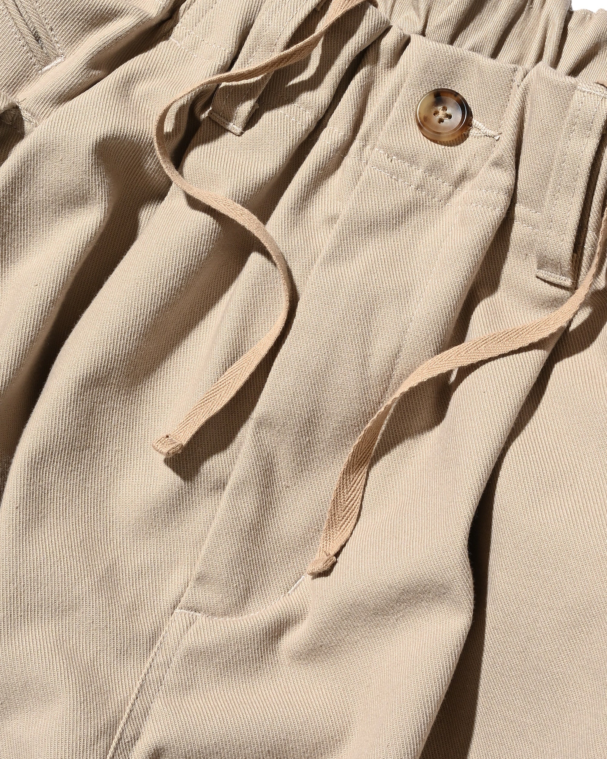 SIDE FLAP CURVE PANTS (BEIGE)
