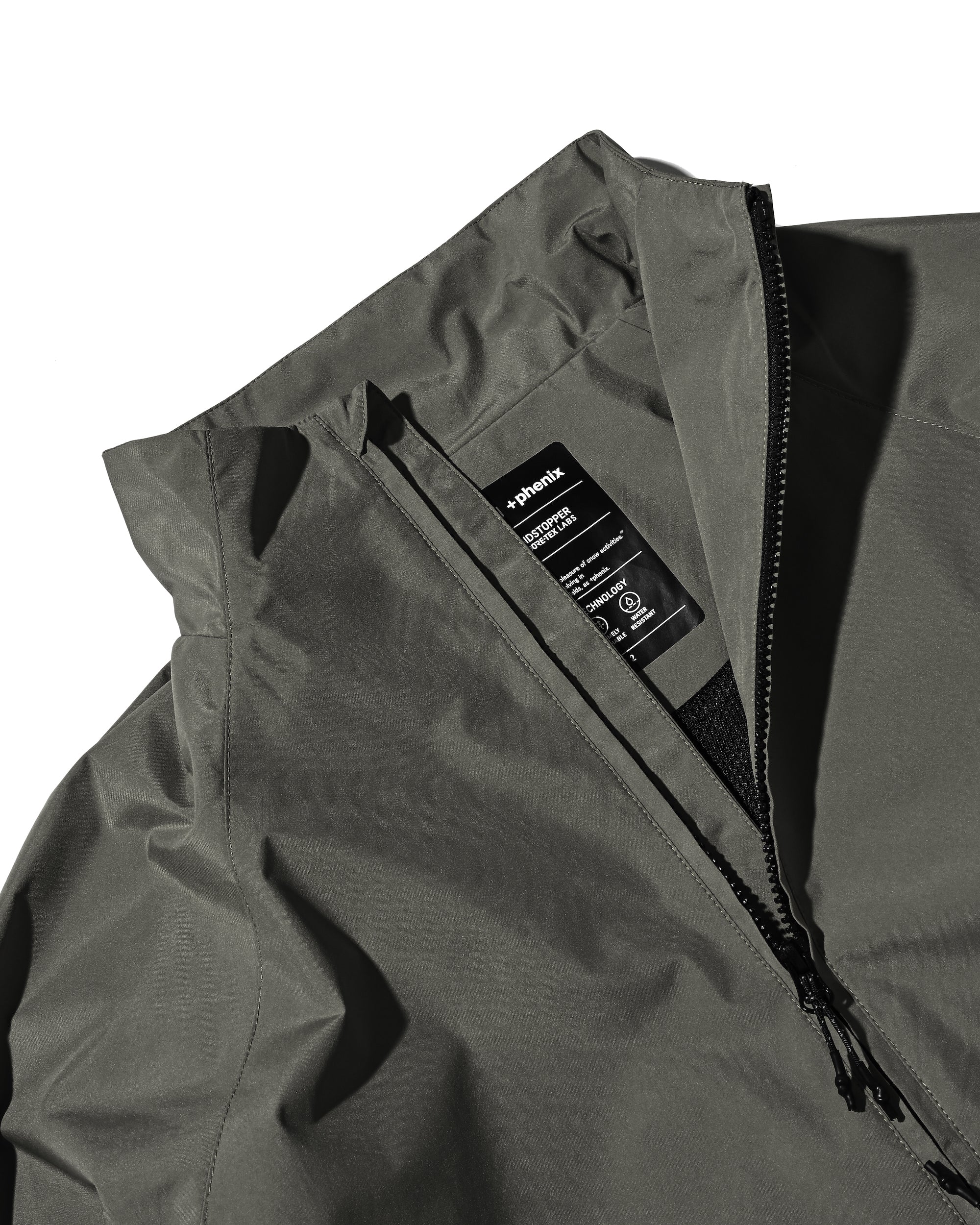 +PHENIX WINDSTOPPER® BY GORE-TEX LABS CITY CORE STAND JACKET (ASPHALT GRAY)
