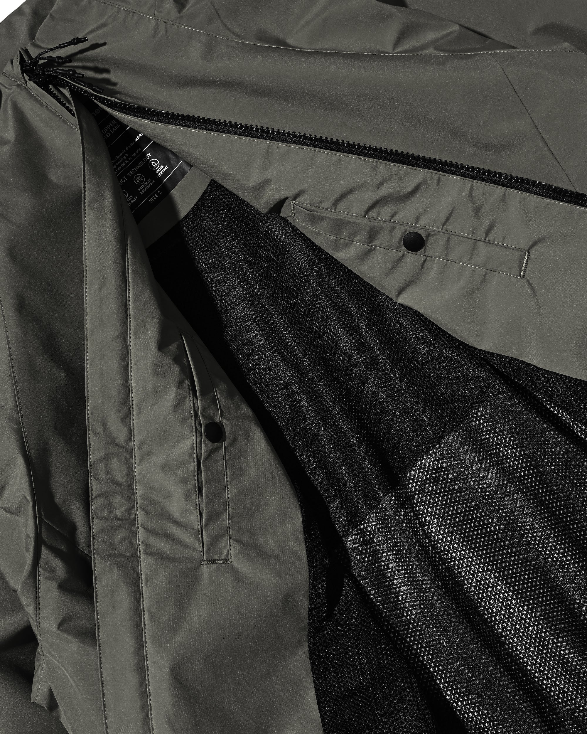 +PHENIX WINDSTOPPER® BY GORE-TEX LABS CITY CORE STAND JACKET (ASPHALT GRAY)