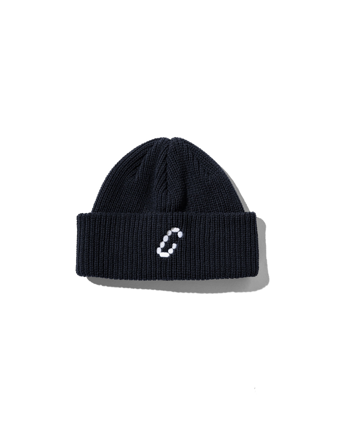 “C” COTTON KNIT CAP 003 (NAVY)