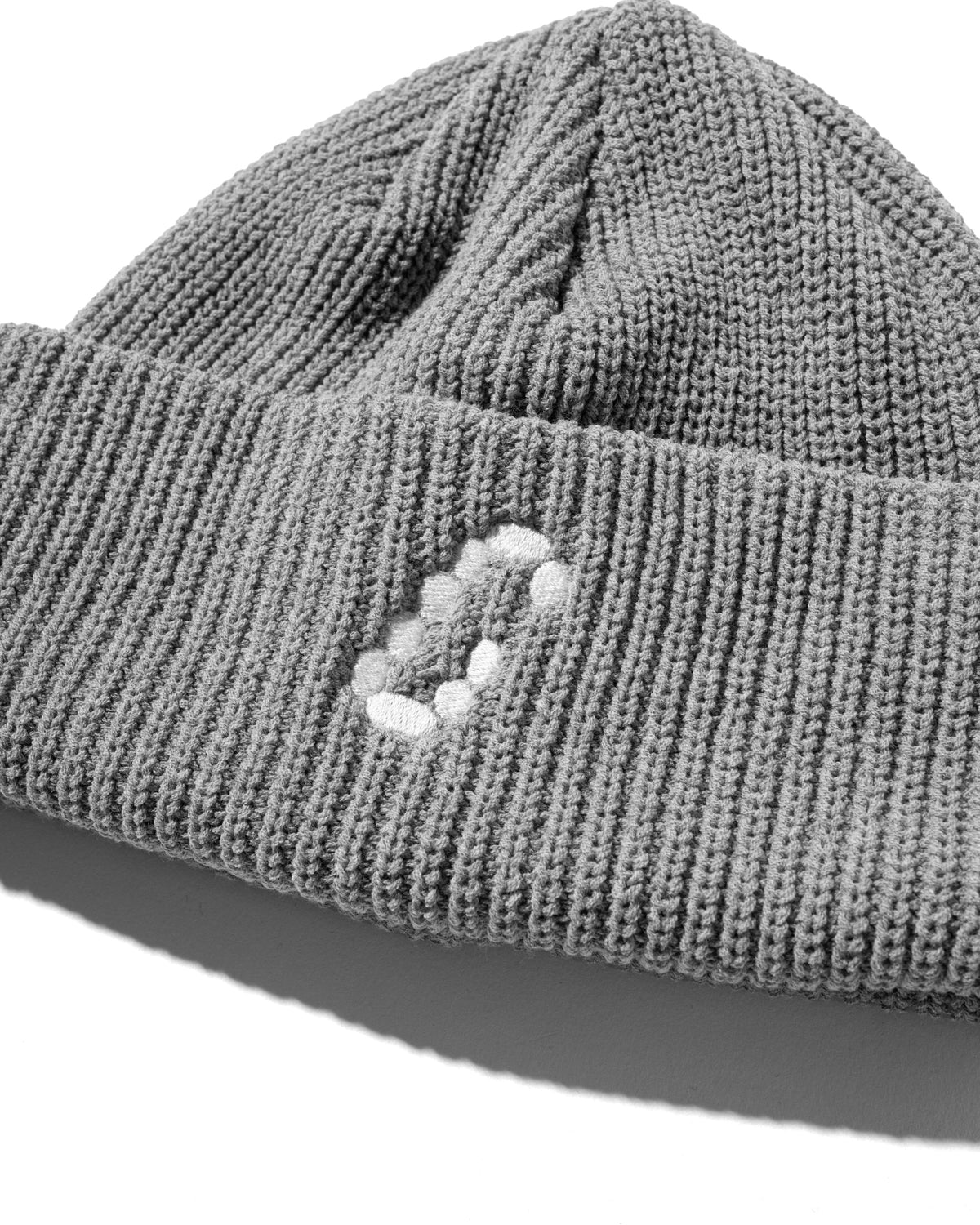 “C” COTTON KNIT CAP 003 (GRAY)