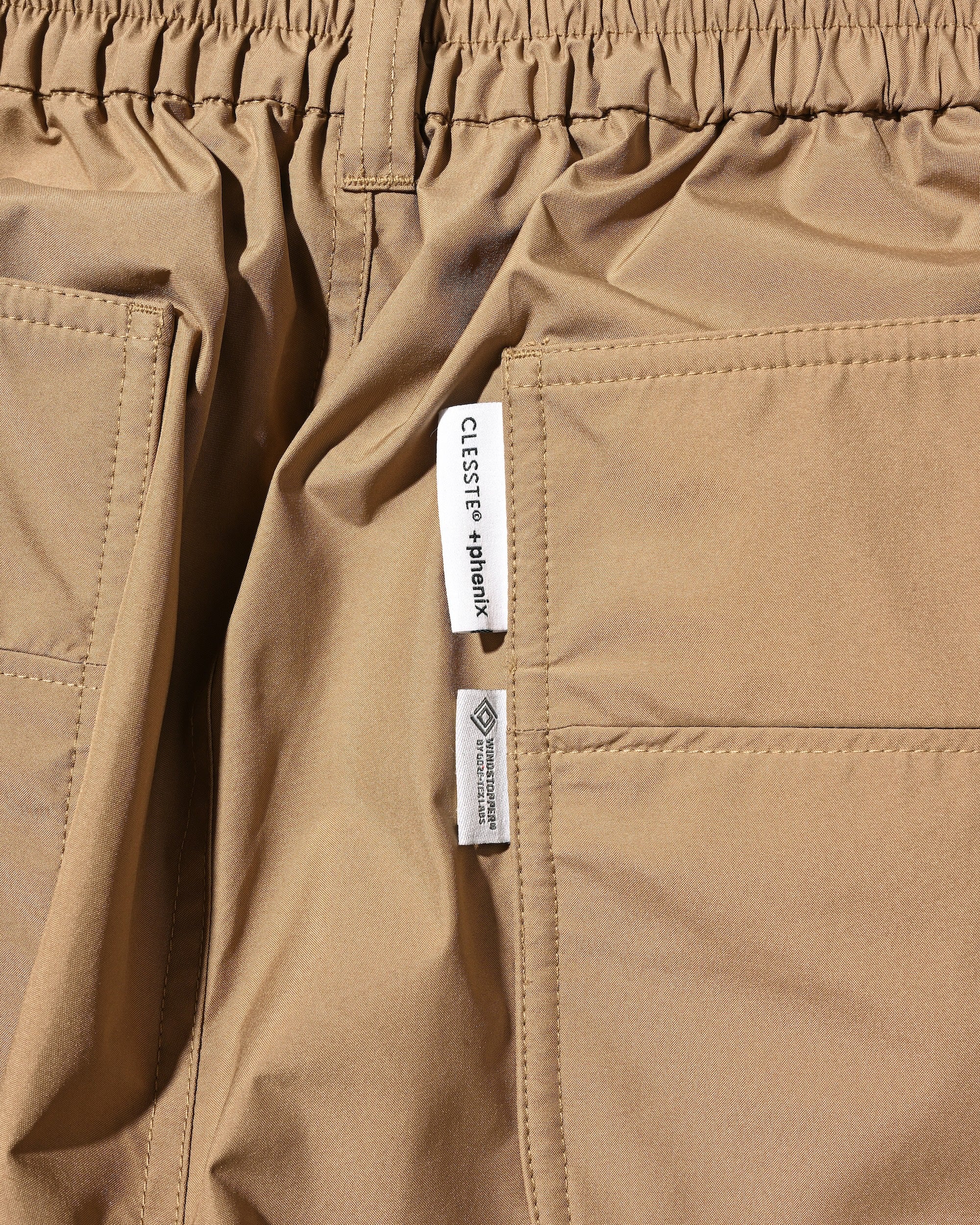 +PHENIX WINDSTOPPER® BY GORE-TEX LABS DOUBLE KNEE CURVED WORKER PANTS (CAMEL BEIGE)