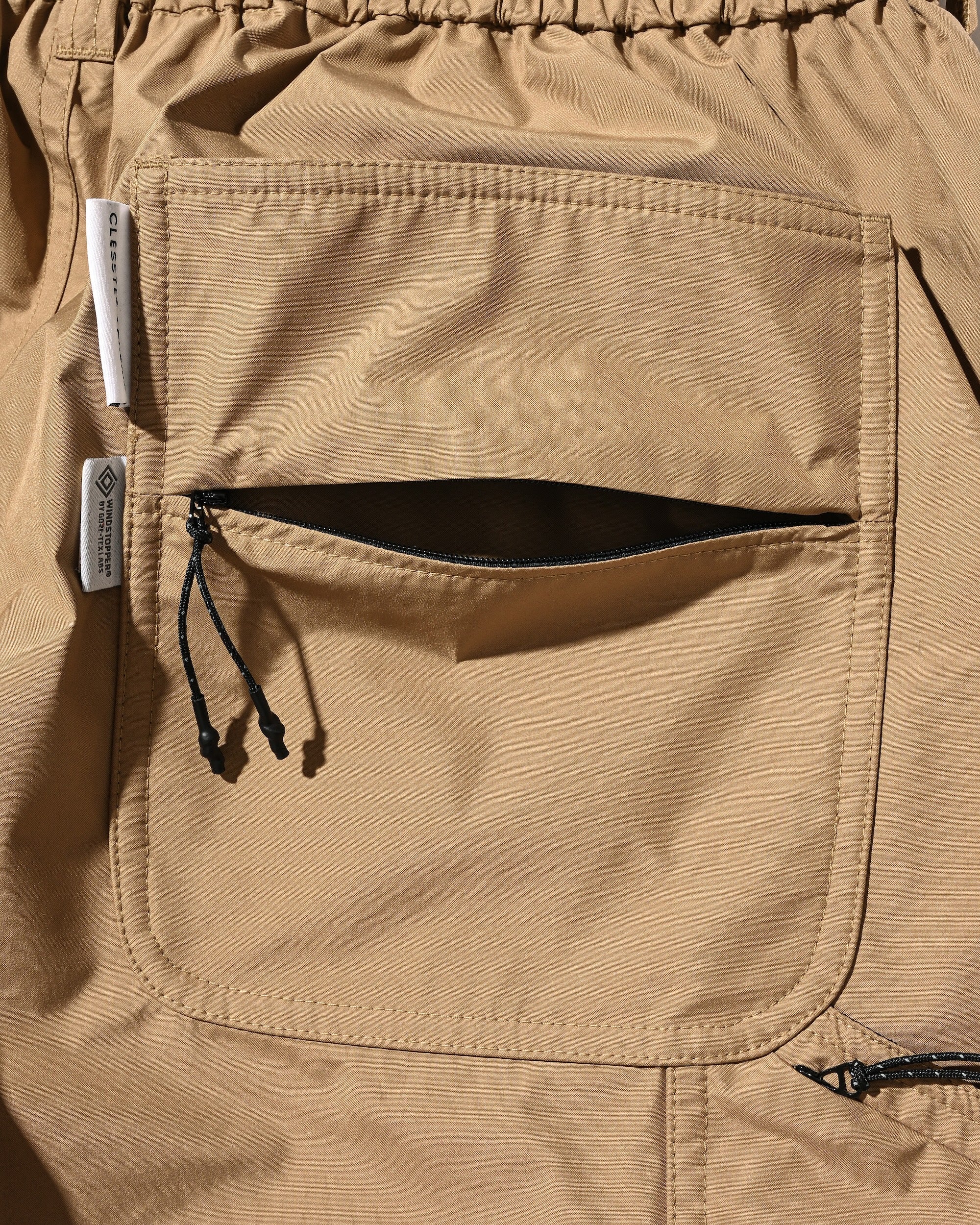 +PHENIX WINDSTOPPER® BY GORE-TEX LABS DOUBLE KNEE CURVED WORKER PANTS (CAMEL BEIGE)