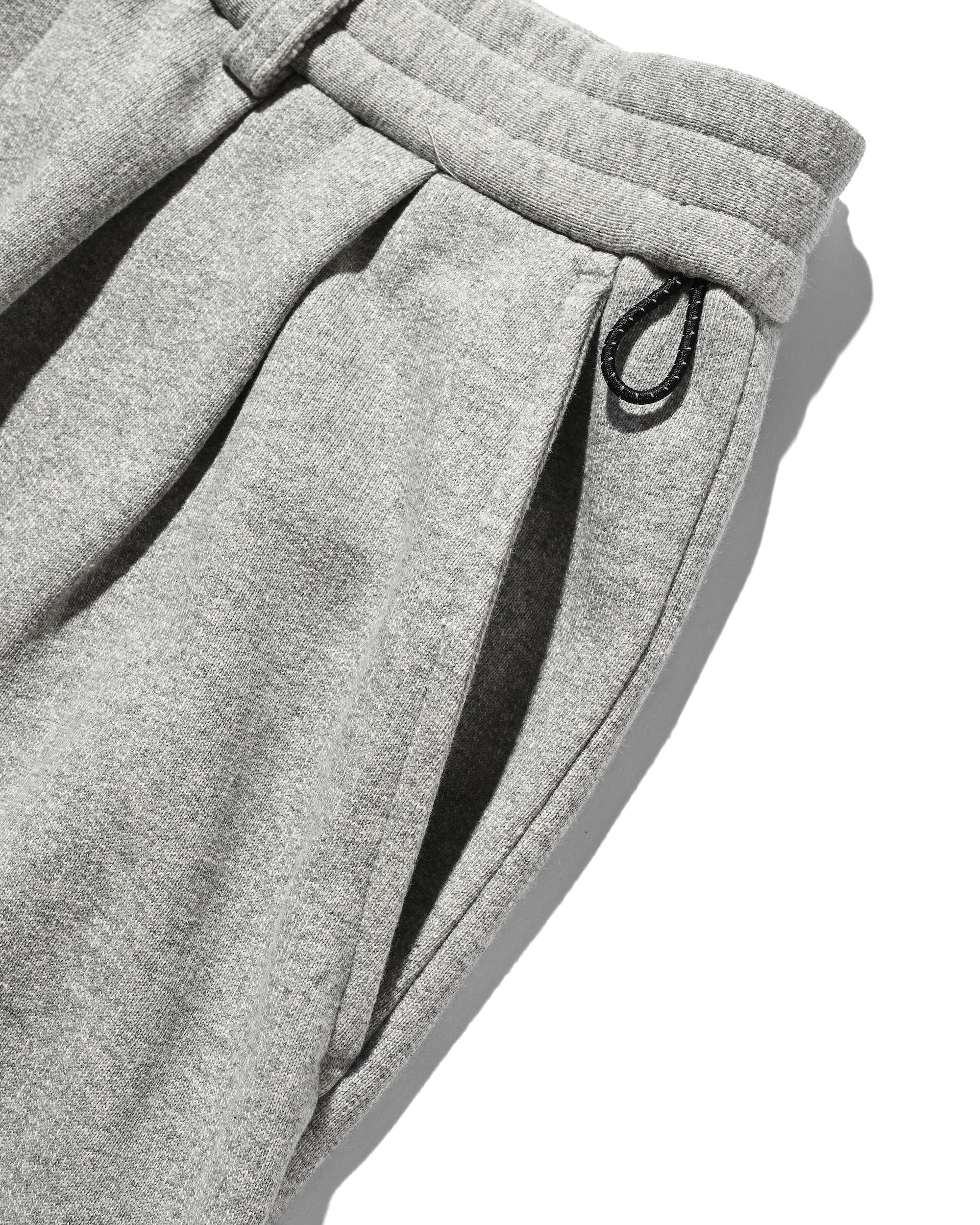 CITY SWEAT WIDE TAPERED PANTS (GRAY)