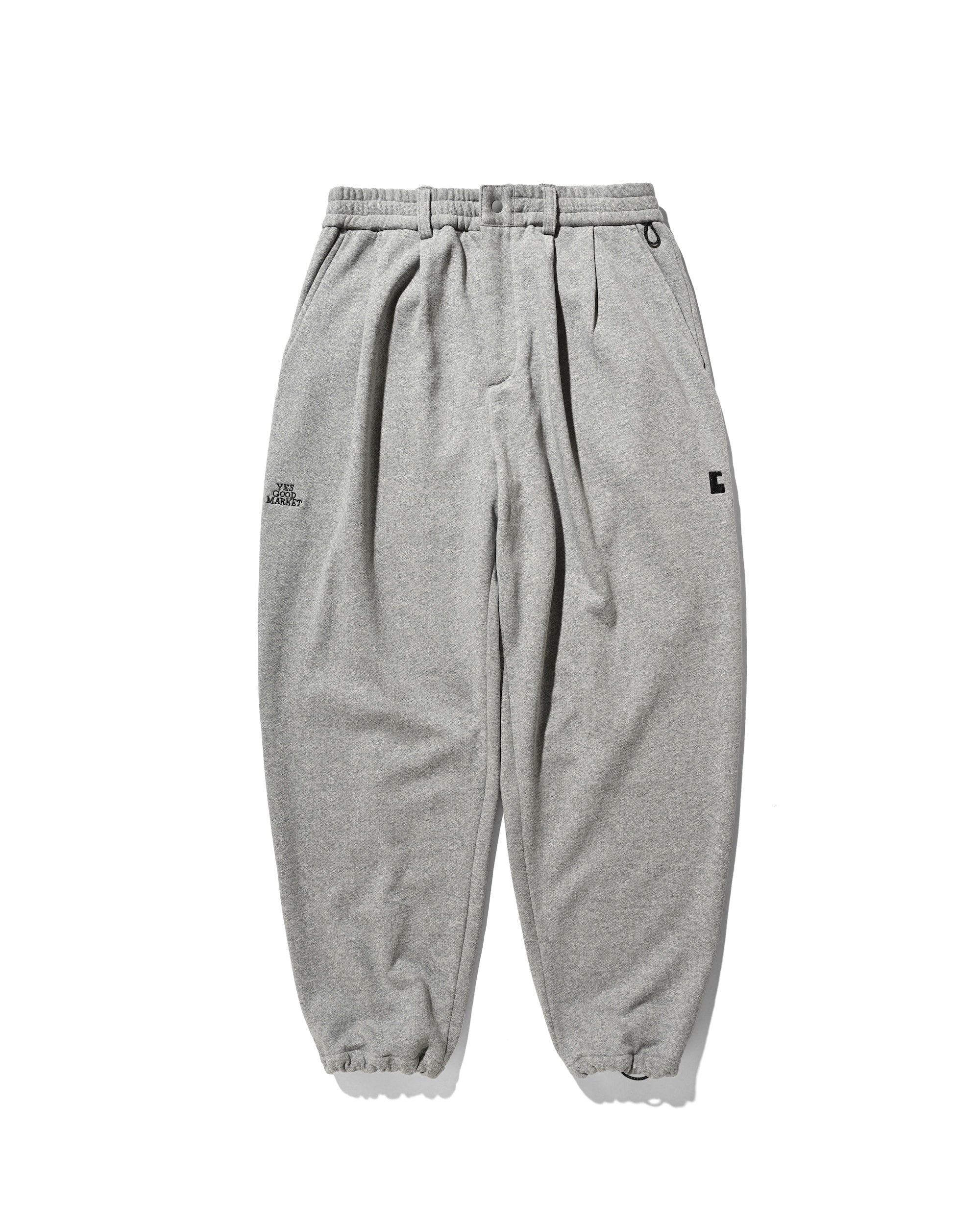 【10.15 WED 20:00- IN STOCK】"C"SWEAT WIDE TAPERED PANTS FOR YGM (GRAY)