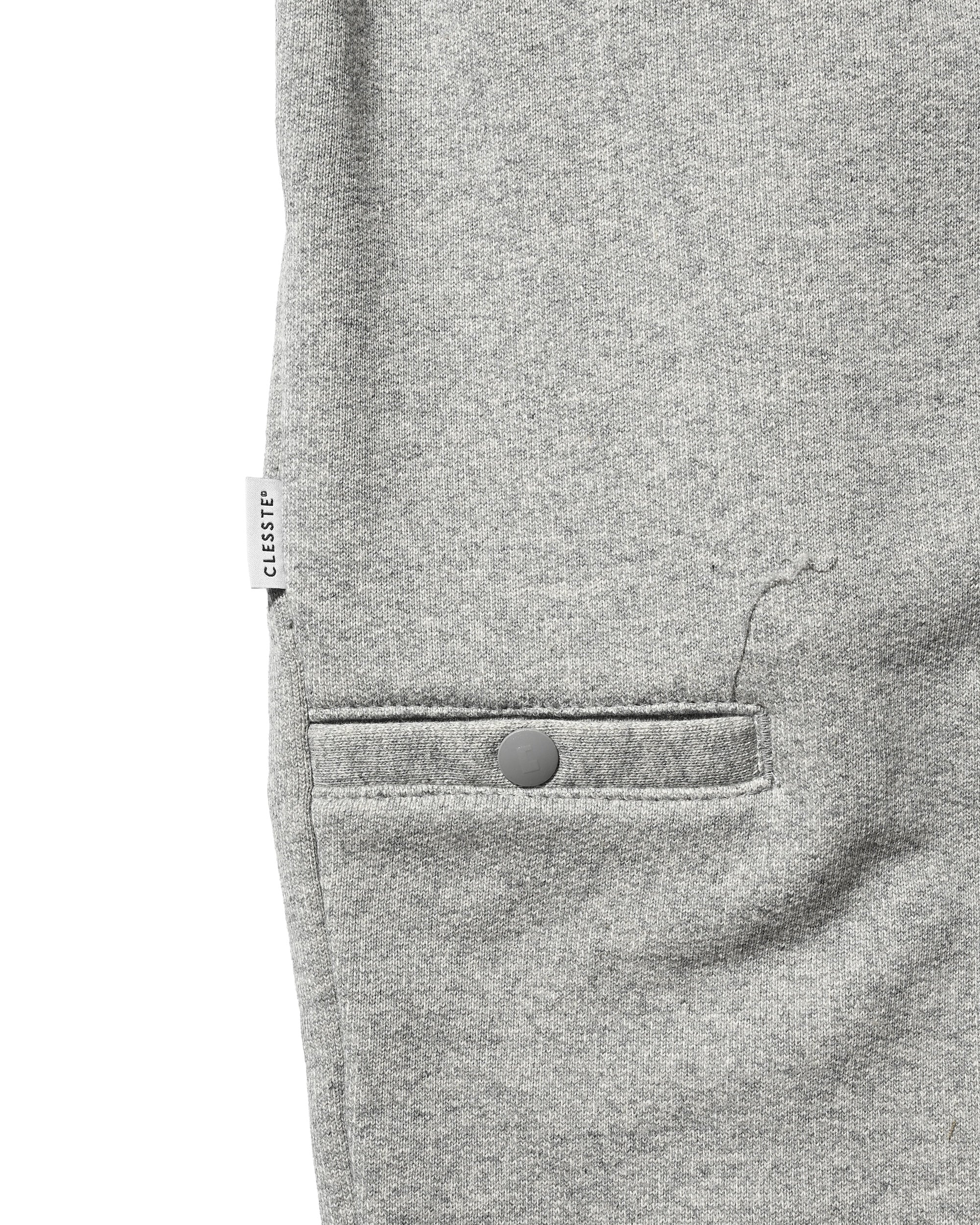 CITY SWEAT WIDE TAPERED PANTS (GRAY)