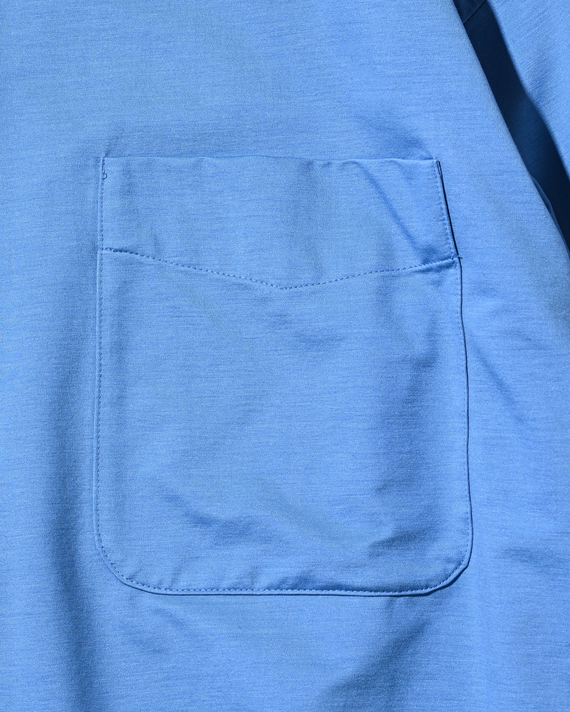 5.6 WED 20:00- IN STOCK】46G KNIT EVERYDAY L/S SHIRT (SAX BLUE)
