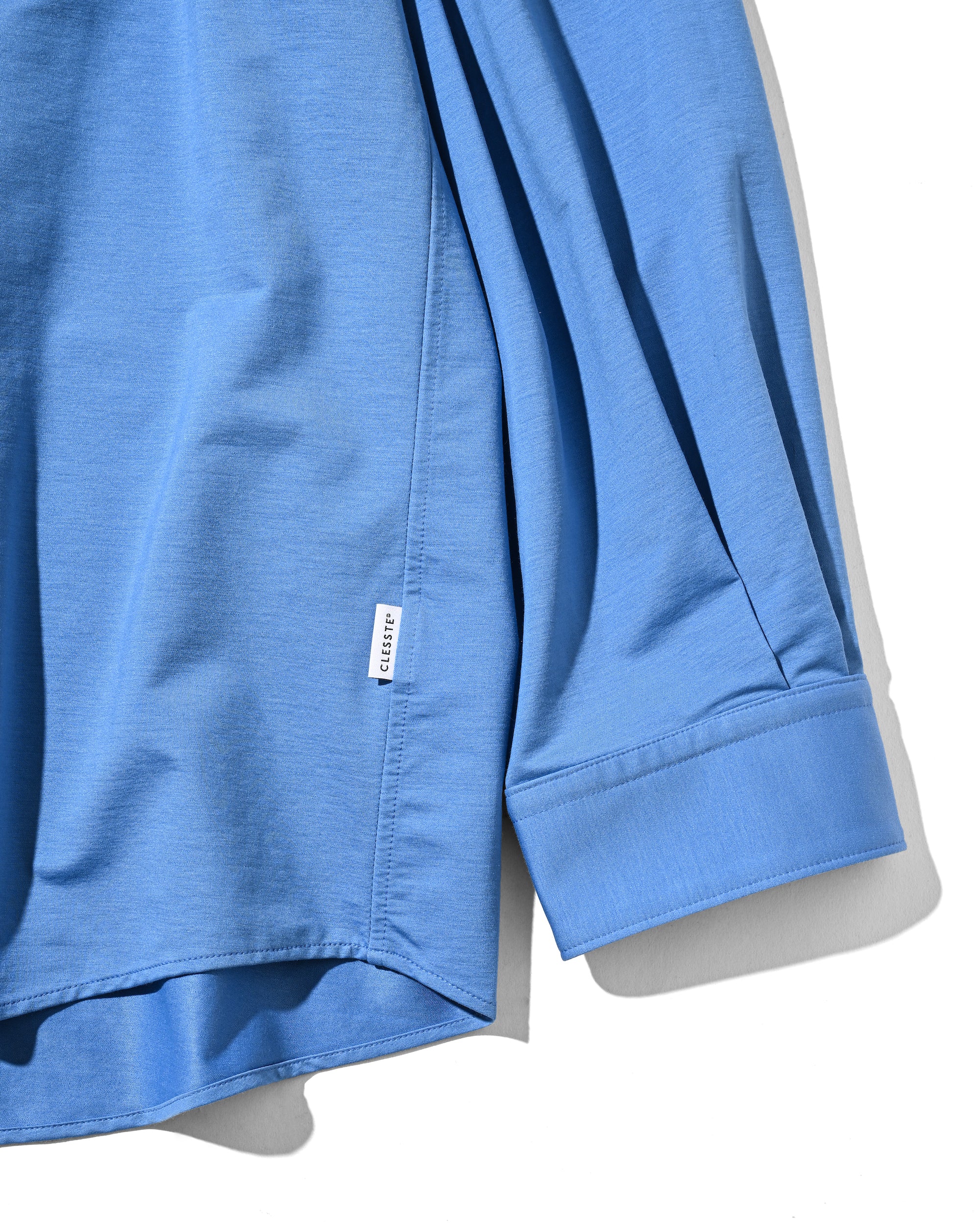 【5.6 WED 20:00- IN STOCK】46G KNIT EVERYDAY L/S SHIRT (SAX BLUE)