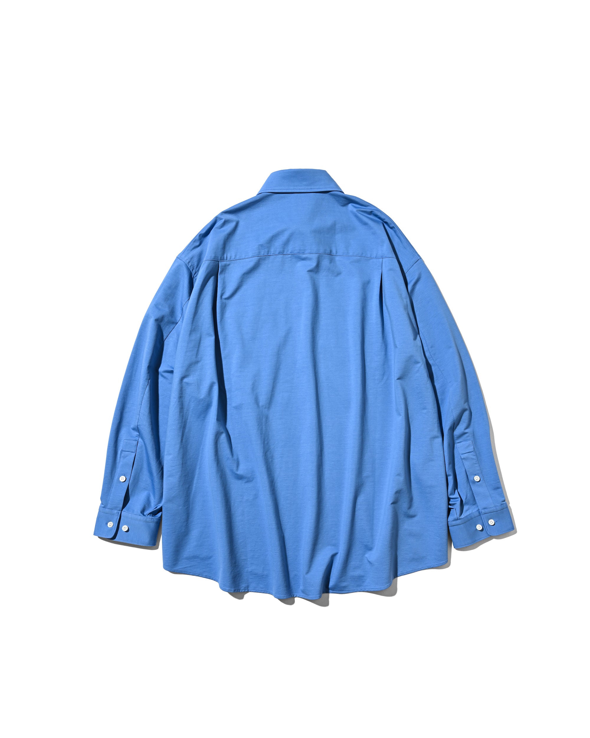 【5.6 WED 20:00- IN STOCK】46G KNIT EVERYDAY L/S SHIRT (SAX BLUE)