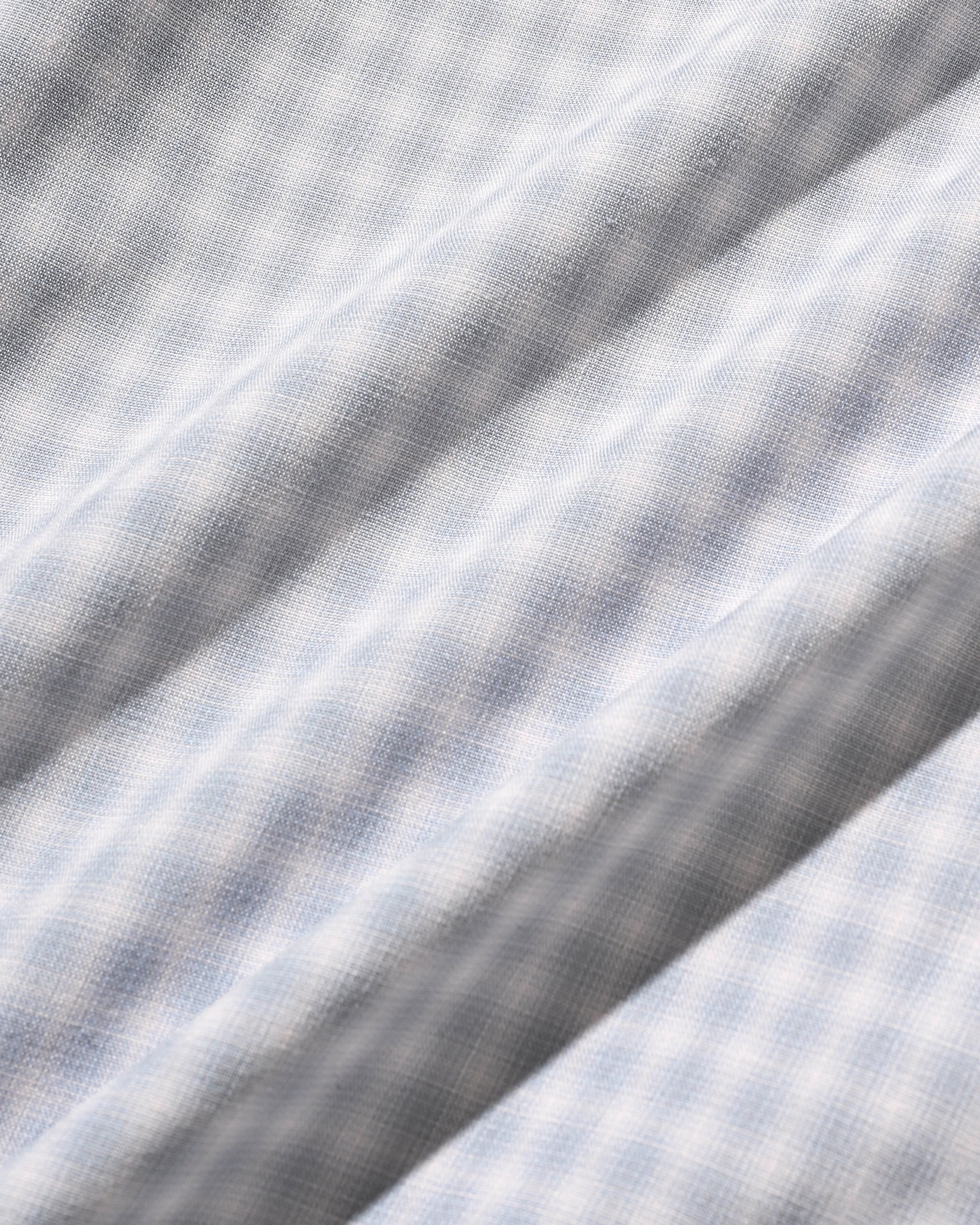 【5.20 WED 20:00- IN STOCK】MINI OMBRE CHECK OPEN COLLAR L/S SHIRT (LIGHT GRAY)