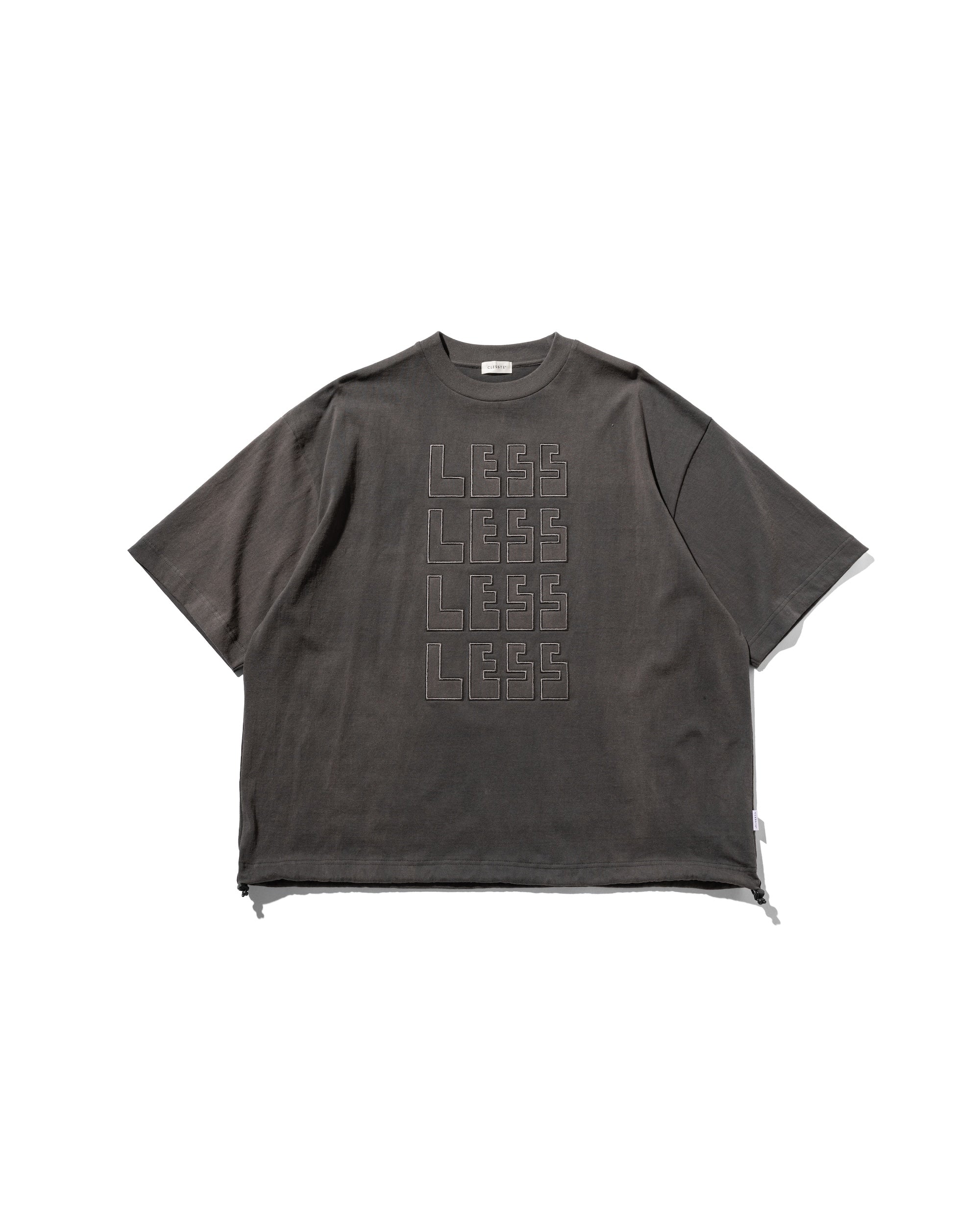 “LESS” MASSIVE T-SHIRT WITH DRAWSTRINGS