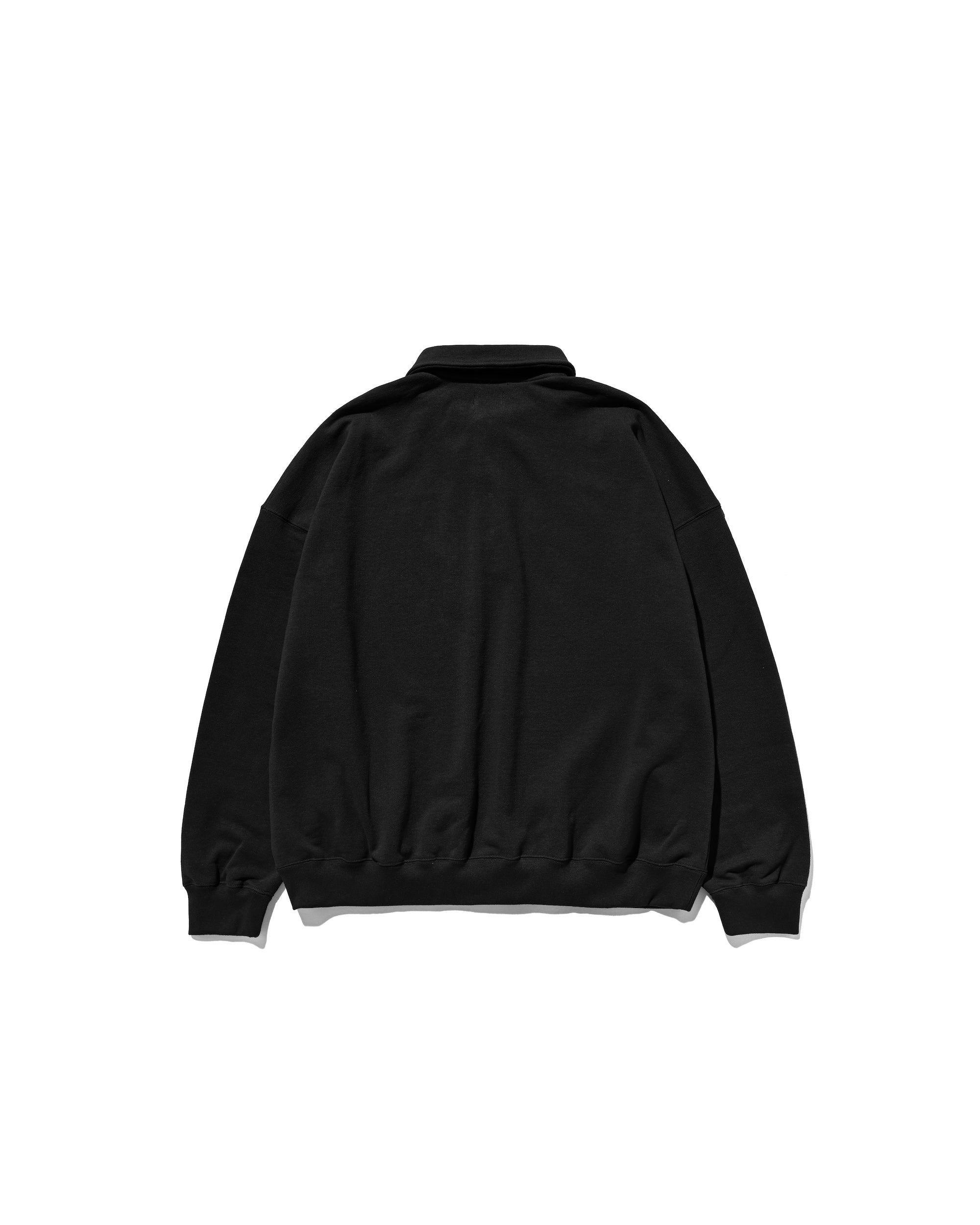 HALF SNAP SWEATSHIRT (BLACK)