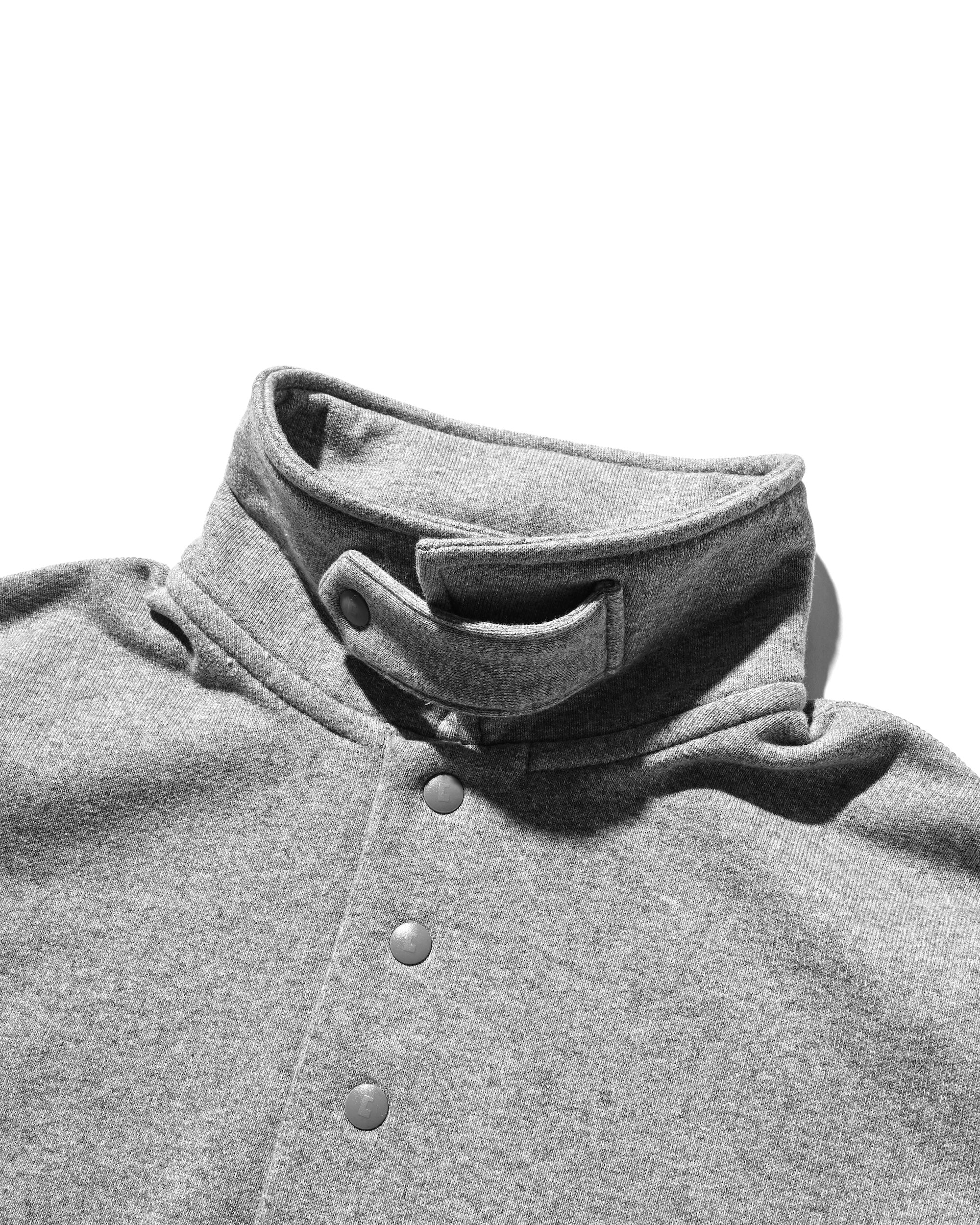 HALF SNAP SWEATSHIRT (GRAY)