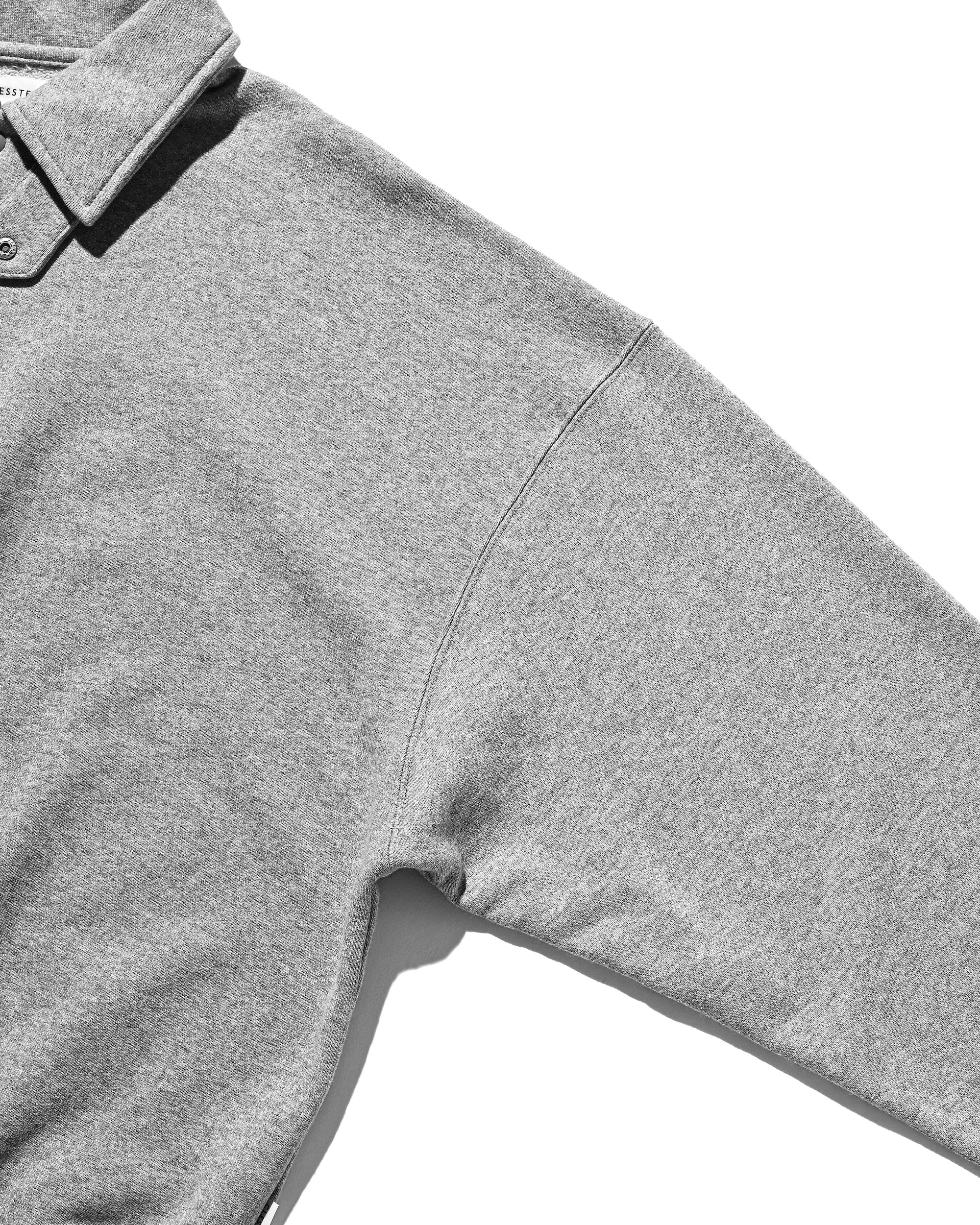 HALF SNAP SWEATSHIRT (GRAY)