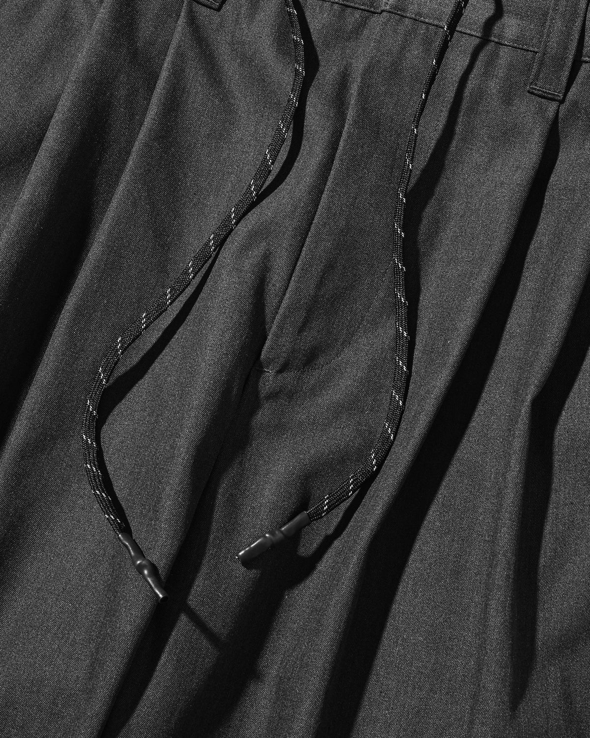 【9.19 SAT 20:00- IN STOCK】T/C GABARDINE CITY UNIFORM WIDE TAPERED PANTS (GRAY)