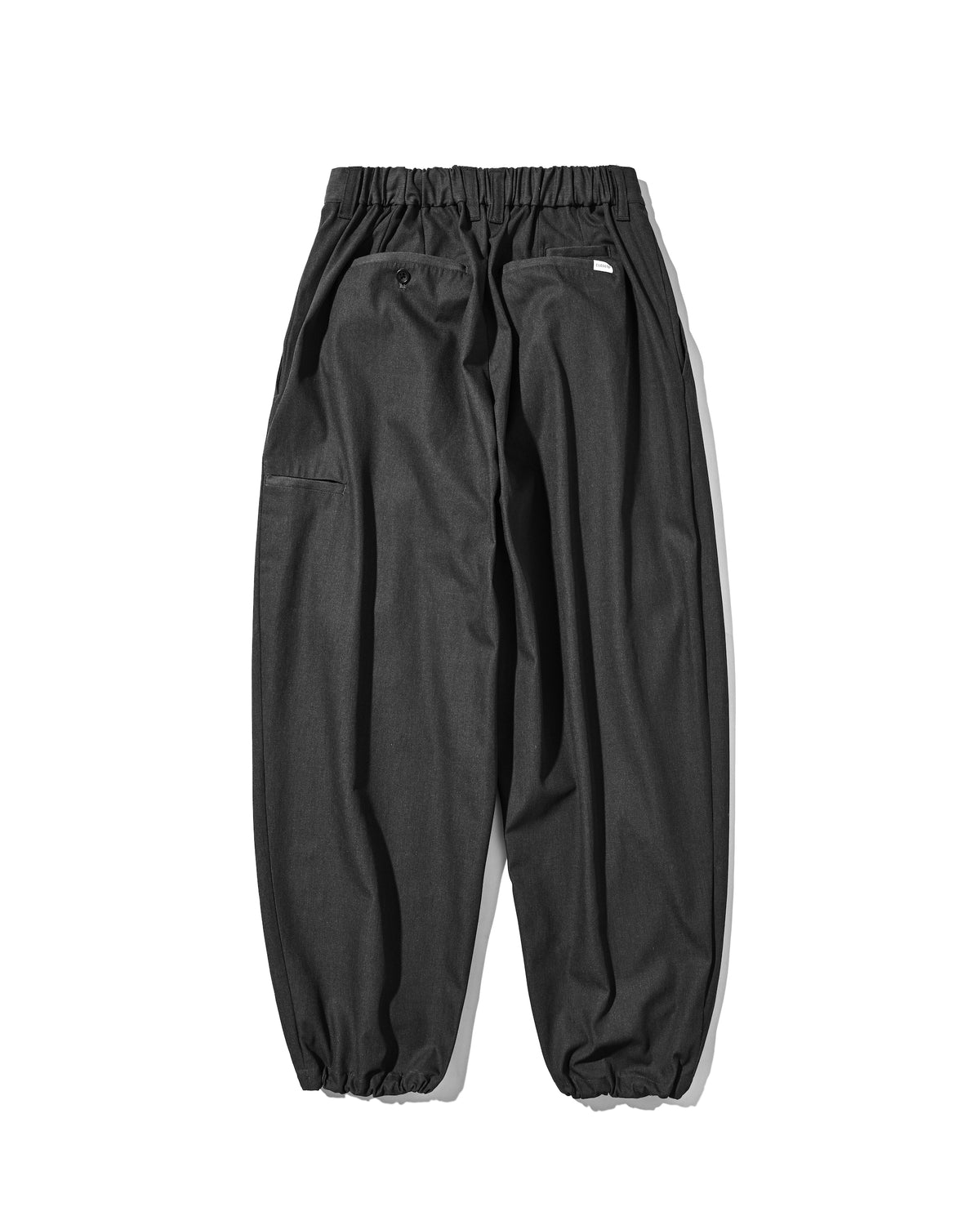 【9.19 SAT 20:00- IN STOCK】T/C GABARDINE CITY UNIFORM WIDE TAPERED PANTS (GRAY)