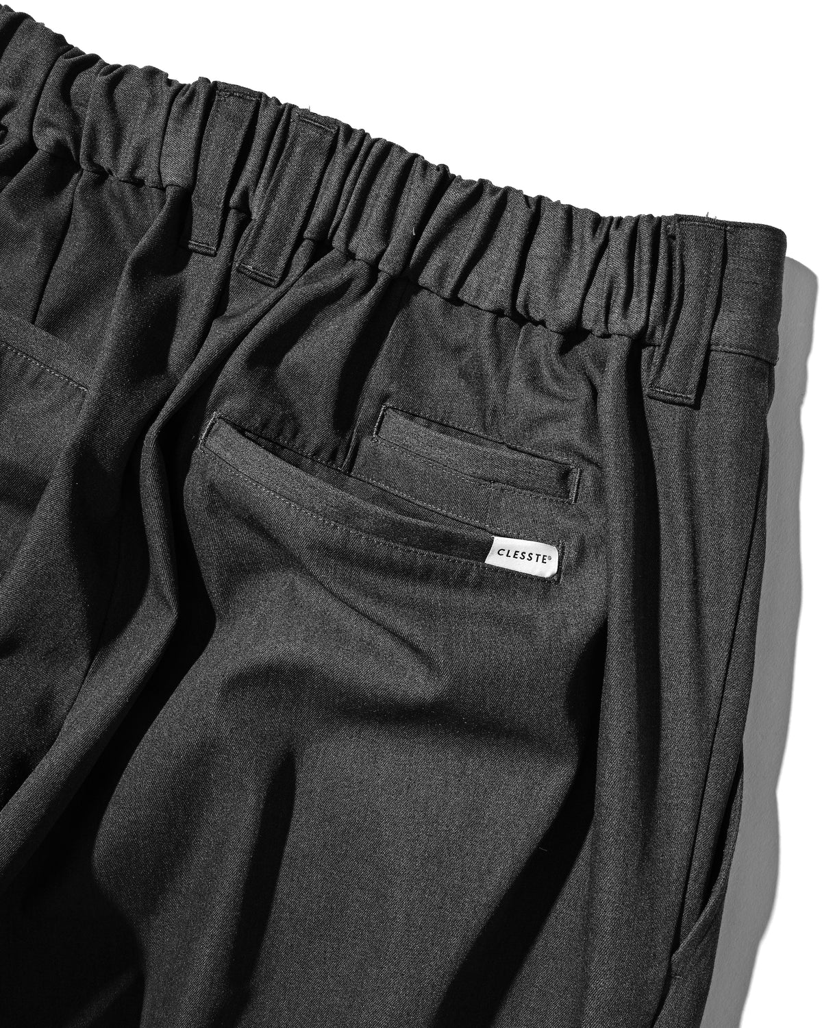 【9.19 SAT 20:00- IN STOCK】T/C GABARDINE CITY UNIFORM WIDE TAPERED PANTS (GRAY)