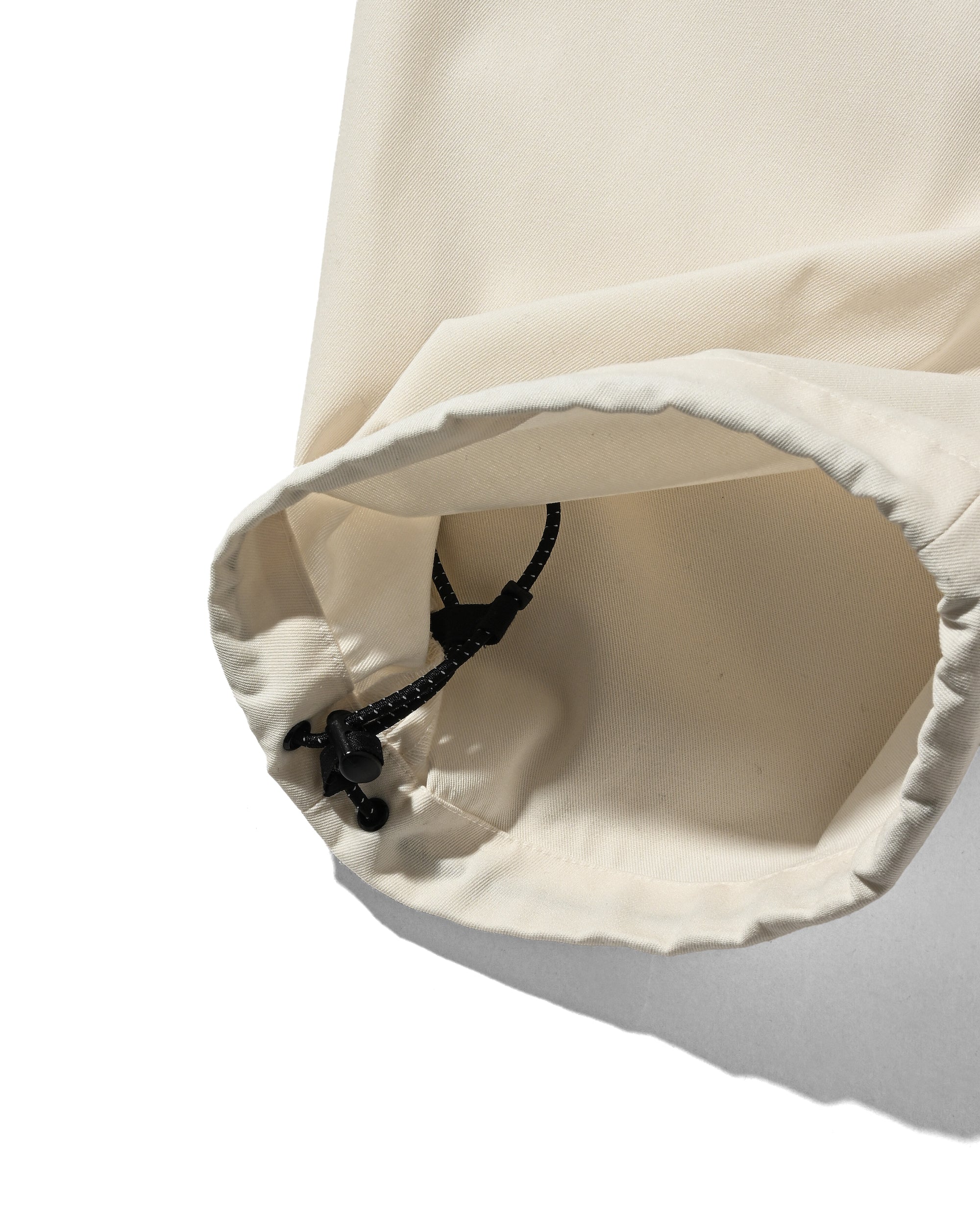 【4.29 WED 20:00- IN STOCK】T/C GABARDINE CITY UNIFORM WIDE TAPERED PANTS (IVORY)