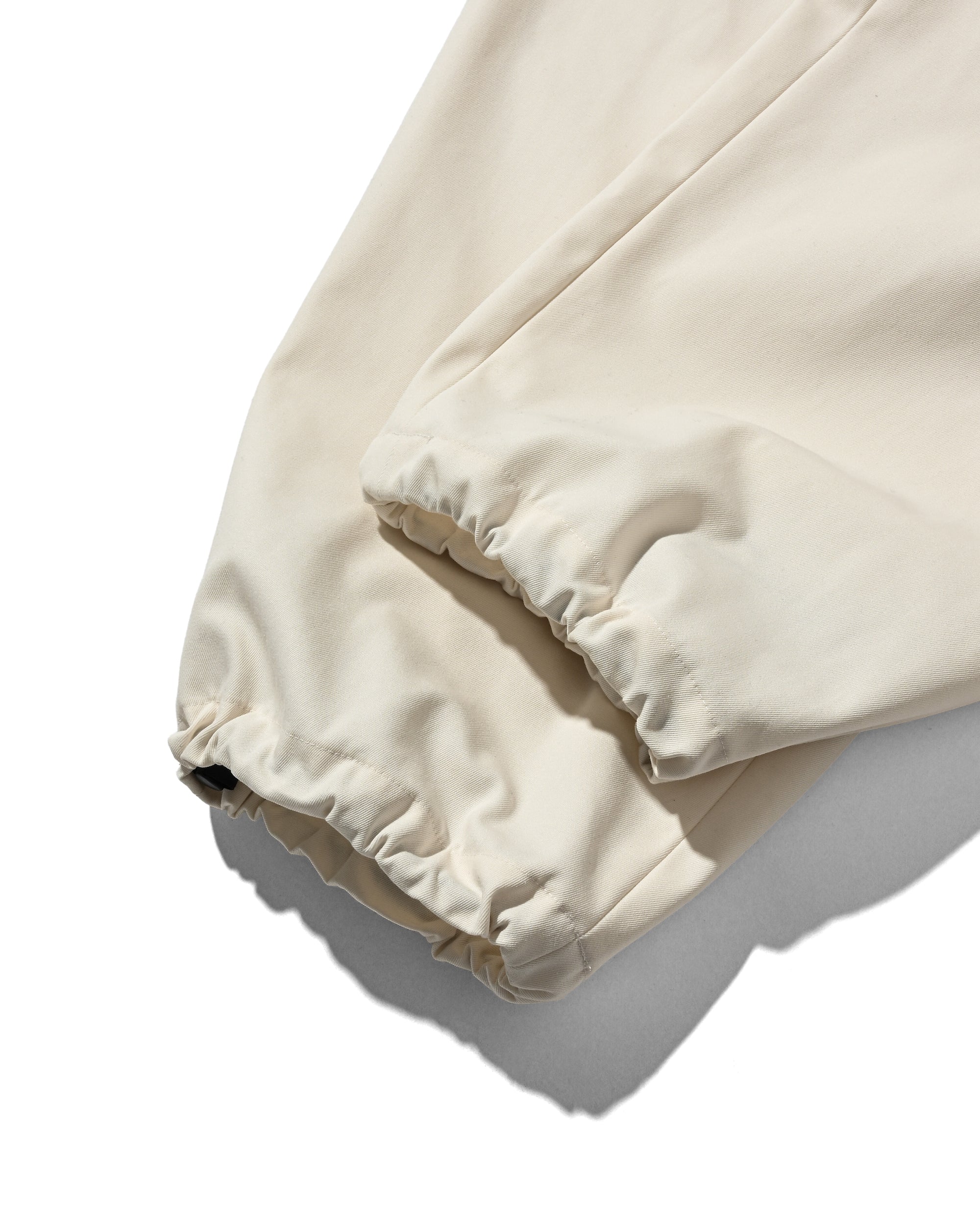 【4.29 WED 20:00- IN STOCK】T/C GABARDINE CITY UNIFORM WIDE TAPERED PANTS (IVORY)