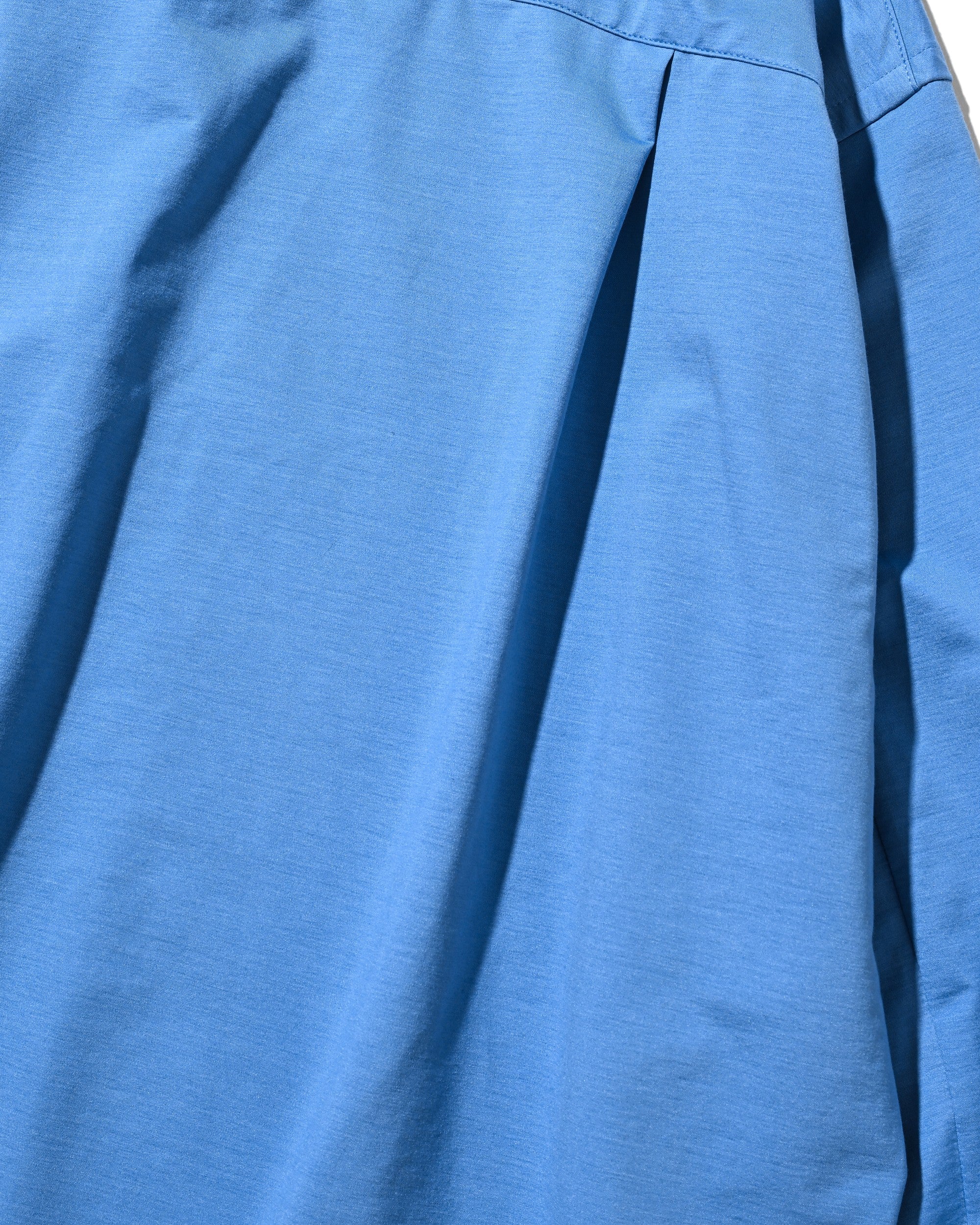 【5.30 SAT 20:00- IN STOCK】46G KNIT EVERYDAY ZIP UP L/S SHIRT (SAX BLUE)