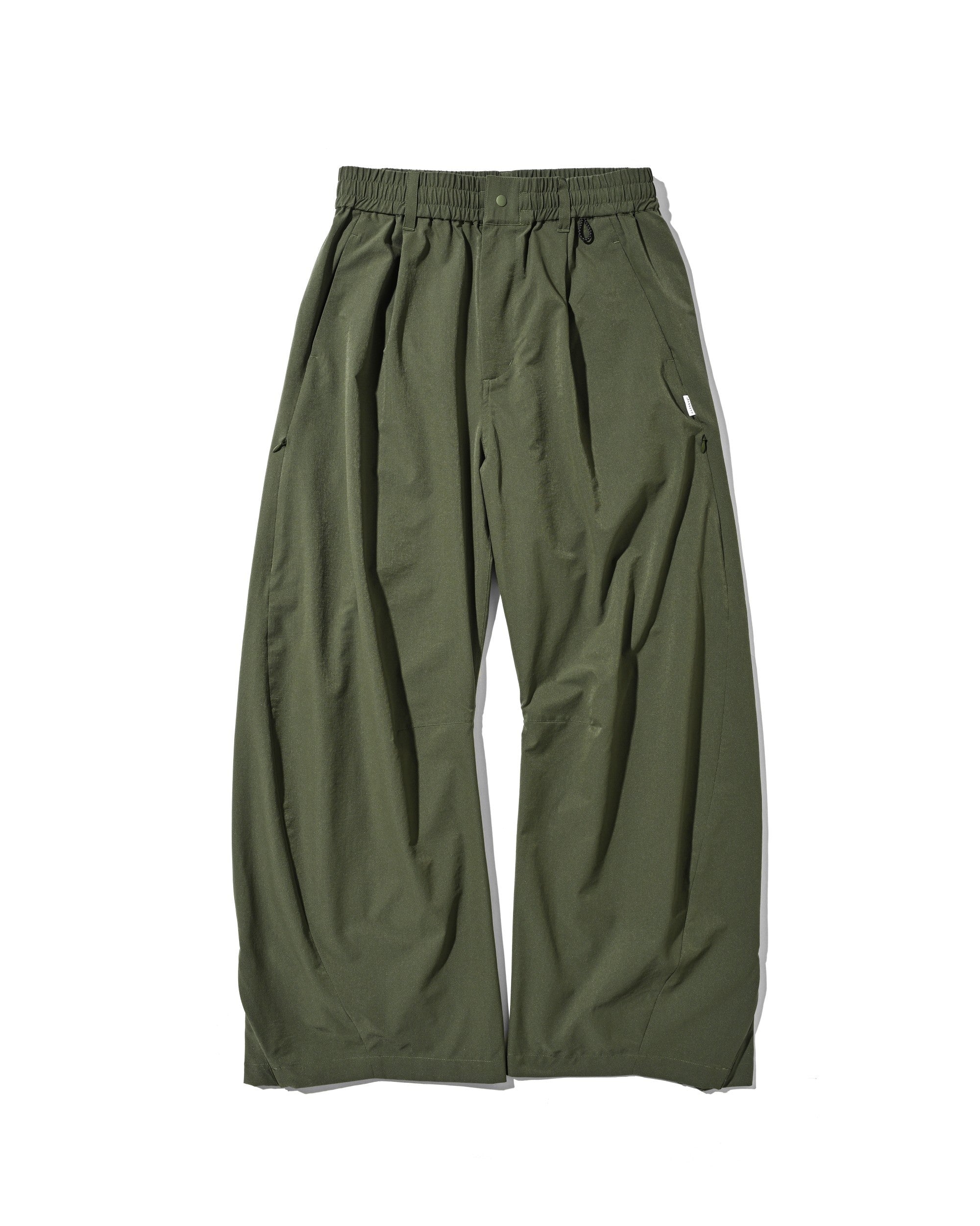 【6.3 WED 20:00- IN STOCK】COOLDOTS® CITY BARREL LEG PANTS（OLIVE）