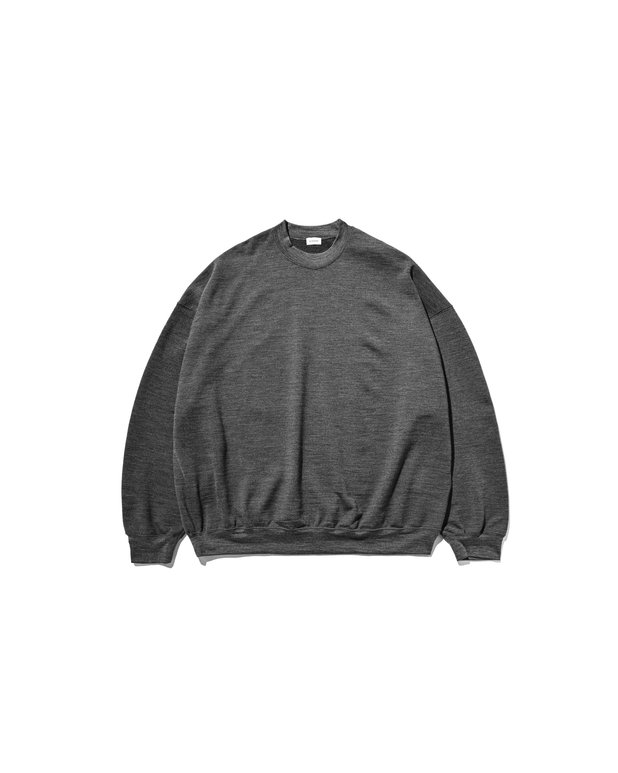【10.29 WED 20:00- IN STOCK】WOOL SWEATSHIRT (GRAY)