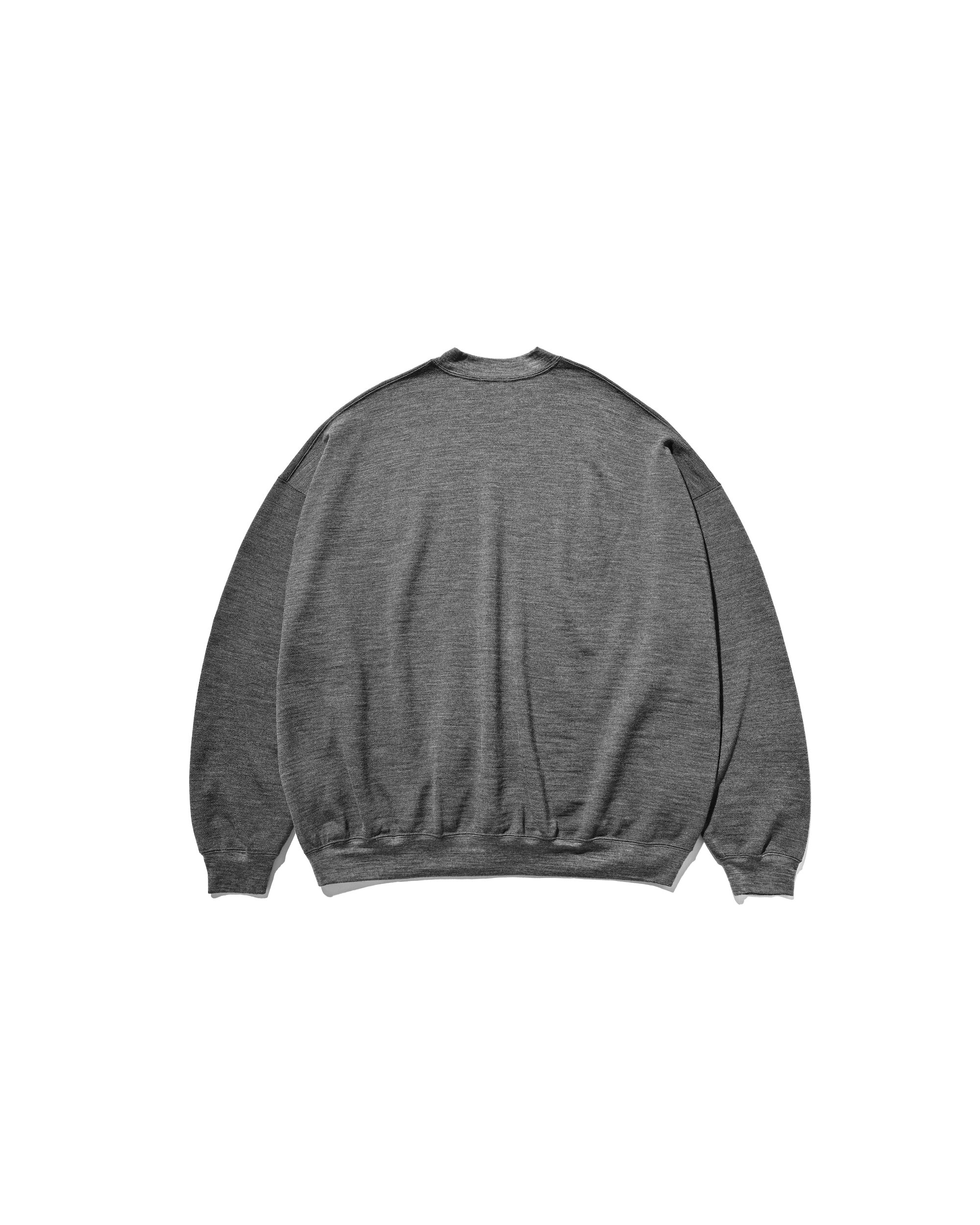 【10.29 WED 20:00- IN STOCK】WOOL SWEATSHIRT (GRAY)