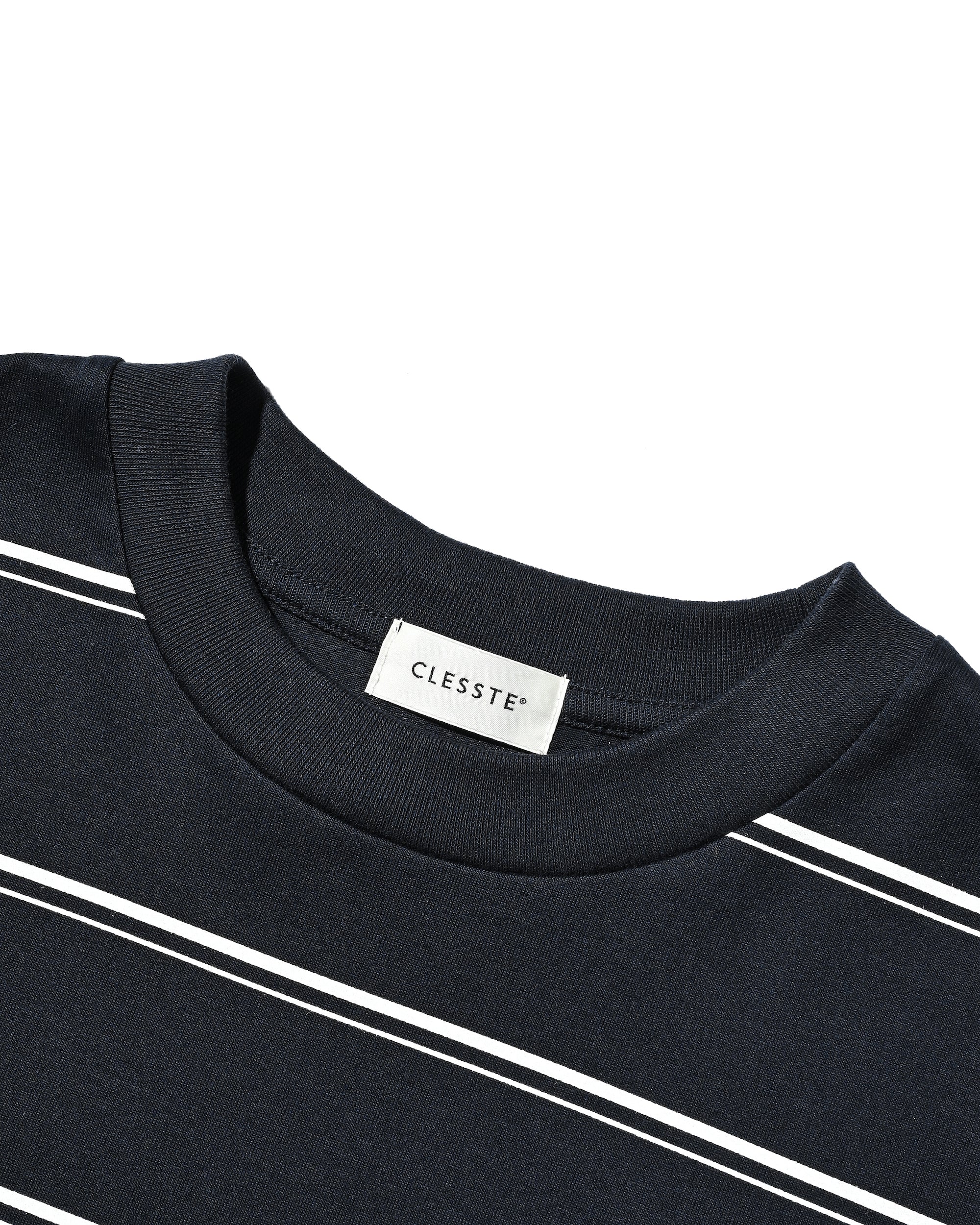 5.6 20:00- IN STOCK】THICK THIN STRIPE S/S T-SHIRT WITH DRAWSTRINGS (N