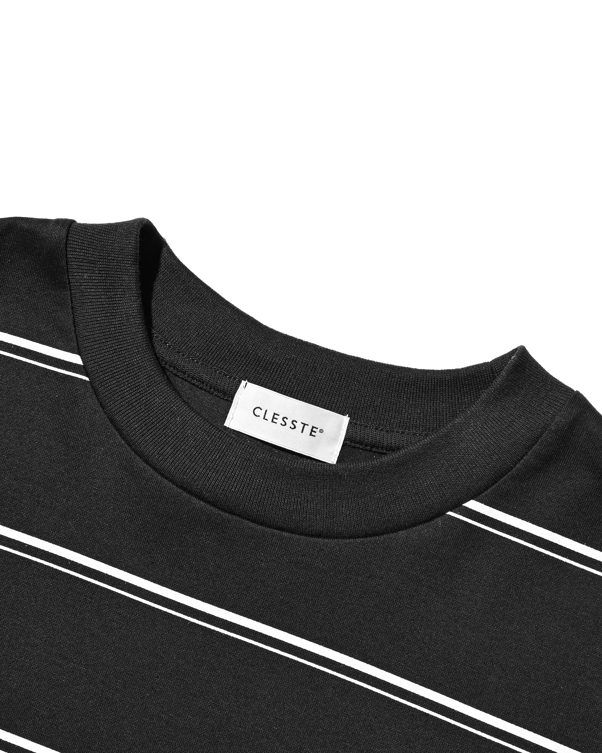 5.6 20:00- IN STOCK】THICK THIN STRIPE S/S T-SHIRT WITH DRAWSTRINGS (B