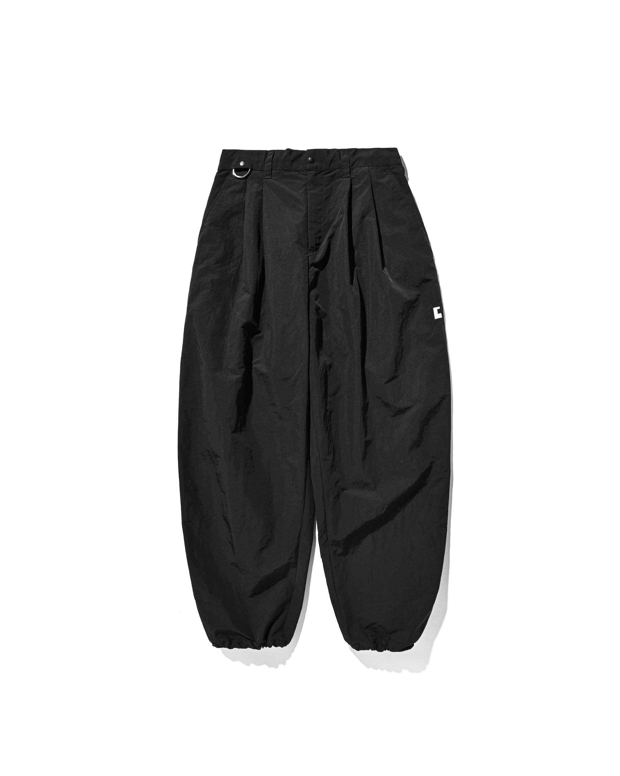 【10.25 SAT 20:00- IN STOCK】ACTIVE CITY UNIFORM WIDE TAPERED PANTS (BLACK)