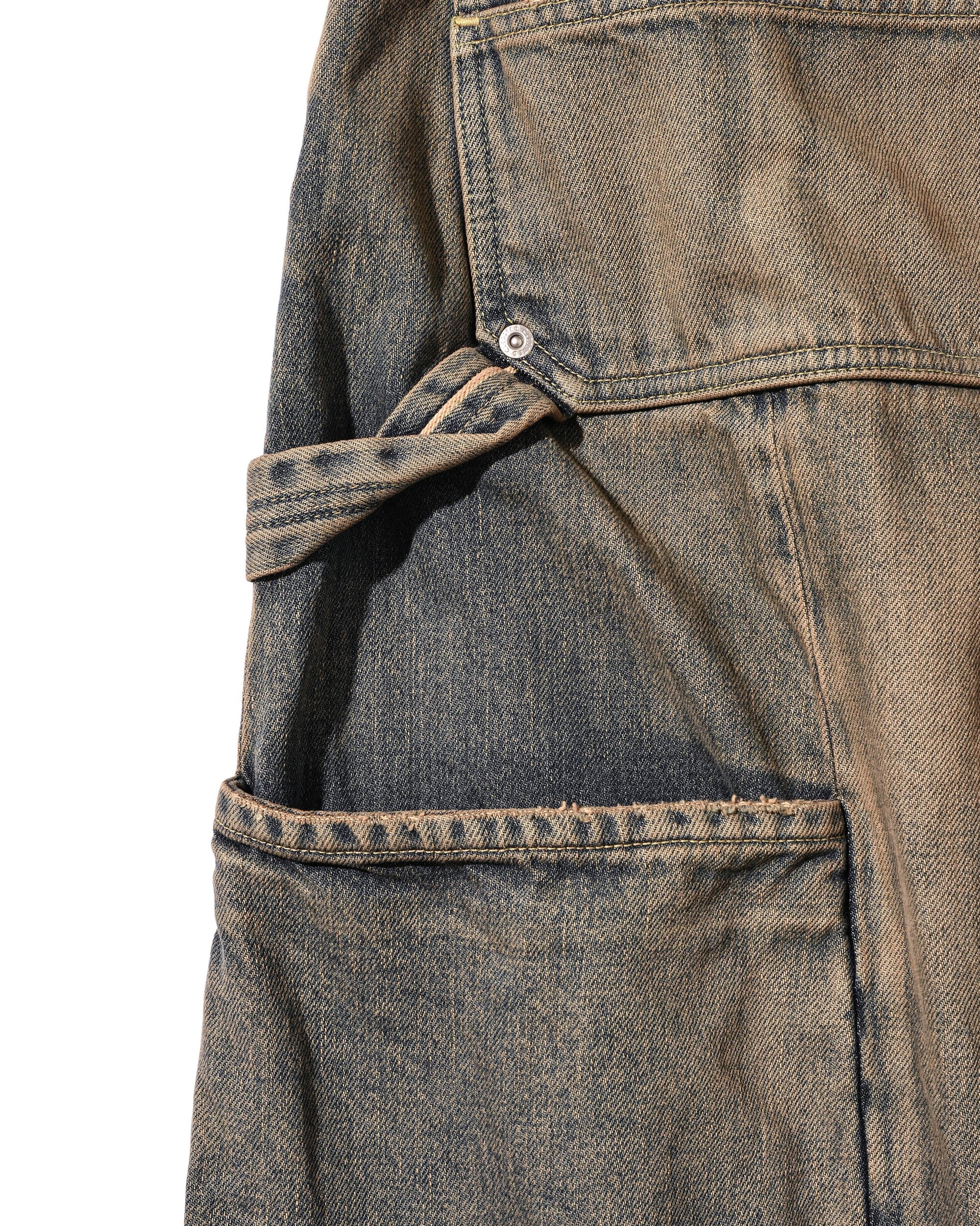5.30 SAT 20:00- IN STOCK】VINTAGE DYED SELVEDGE DENIM CITY MASSIVE UTI