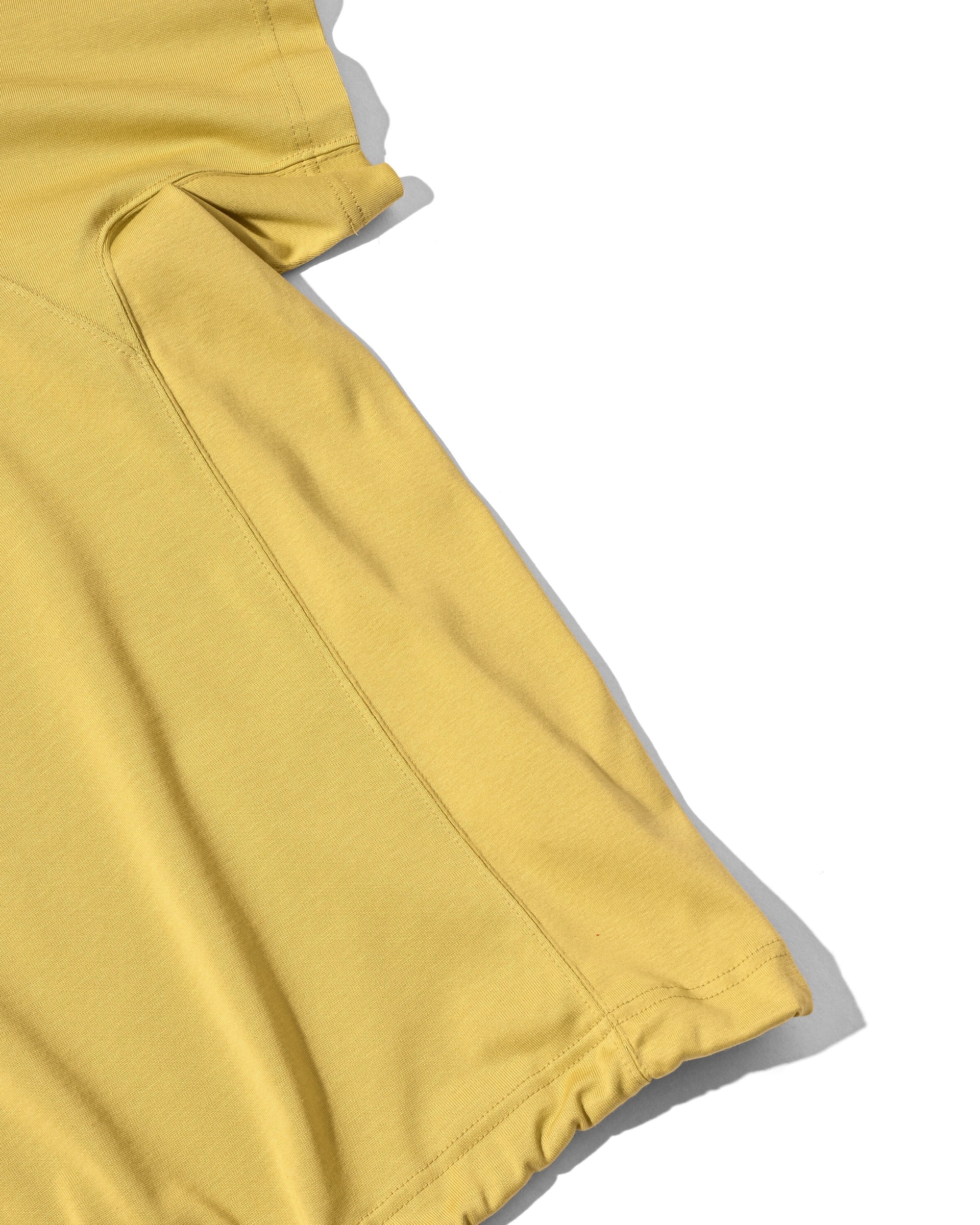【6.6 SAT 20:00- IN STOCK】BLANK GAME S/S T-SHIRT WITH DRAWSTRINGS  (MUSTARD YELLOW)