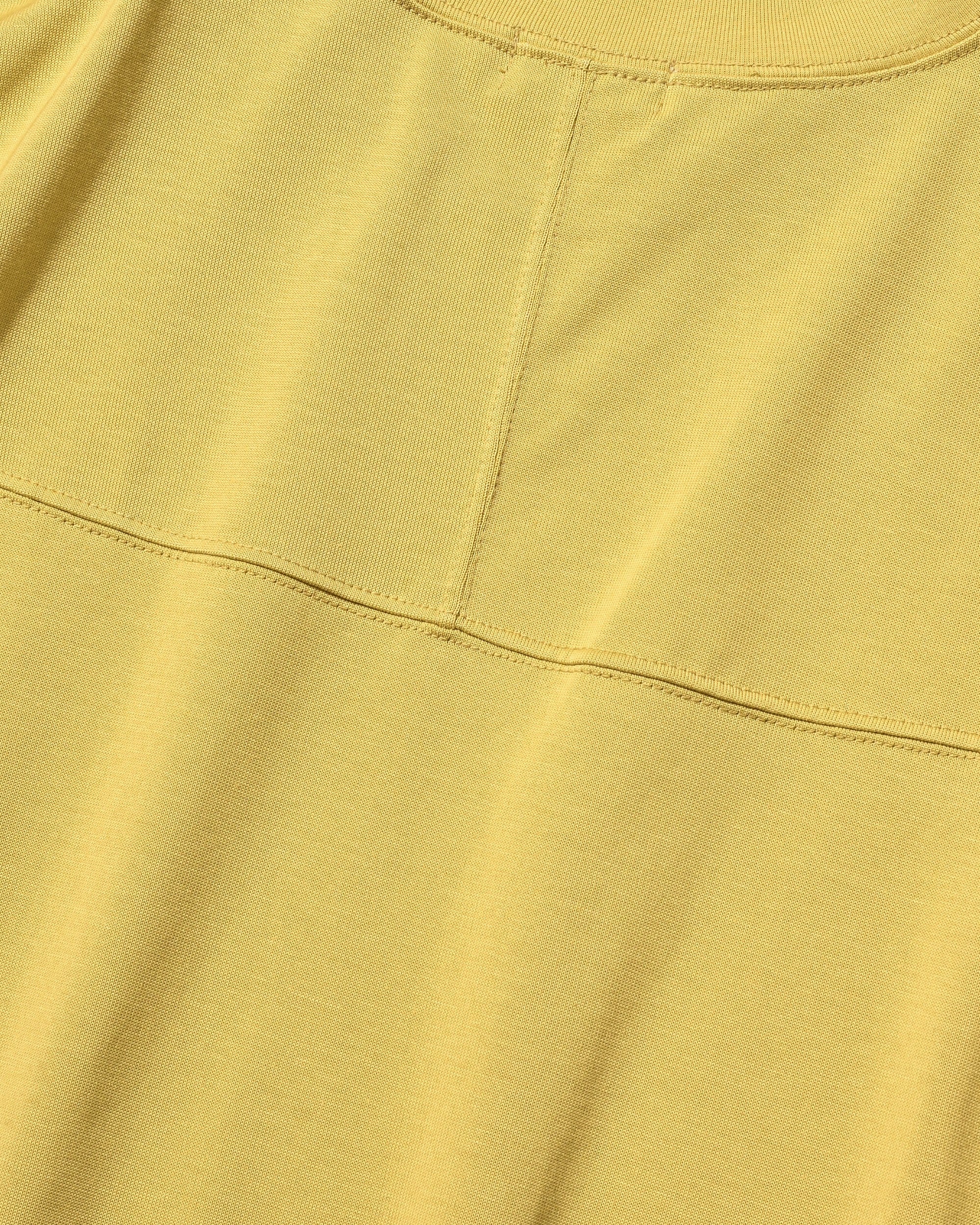 【6.6 SAT 20:00- IN STOCK】BLANK GAME S/S T-SHIRT WITH DRAWSTRINGS  (MUSTARD YELLOW)