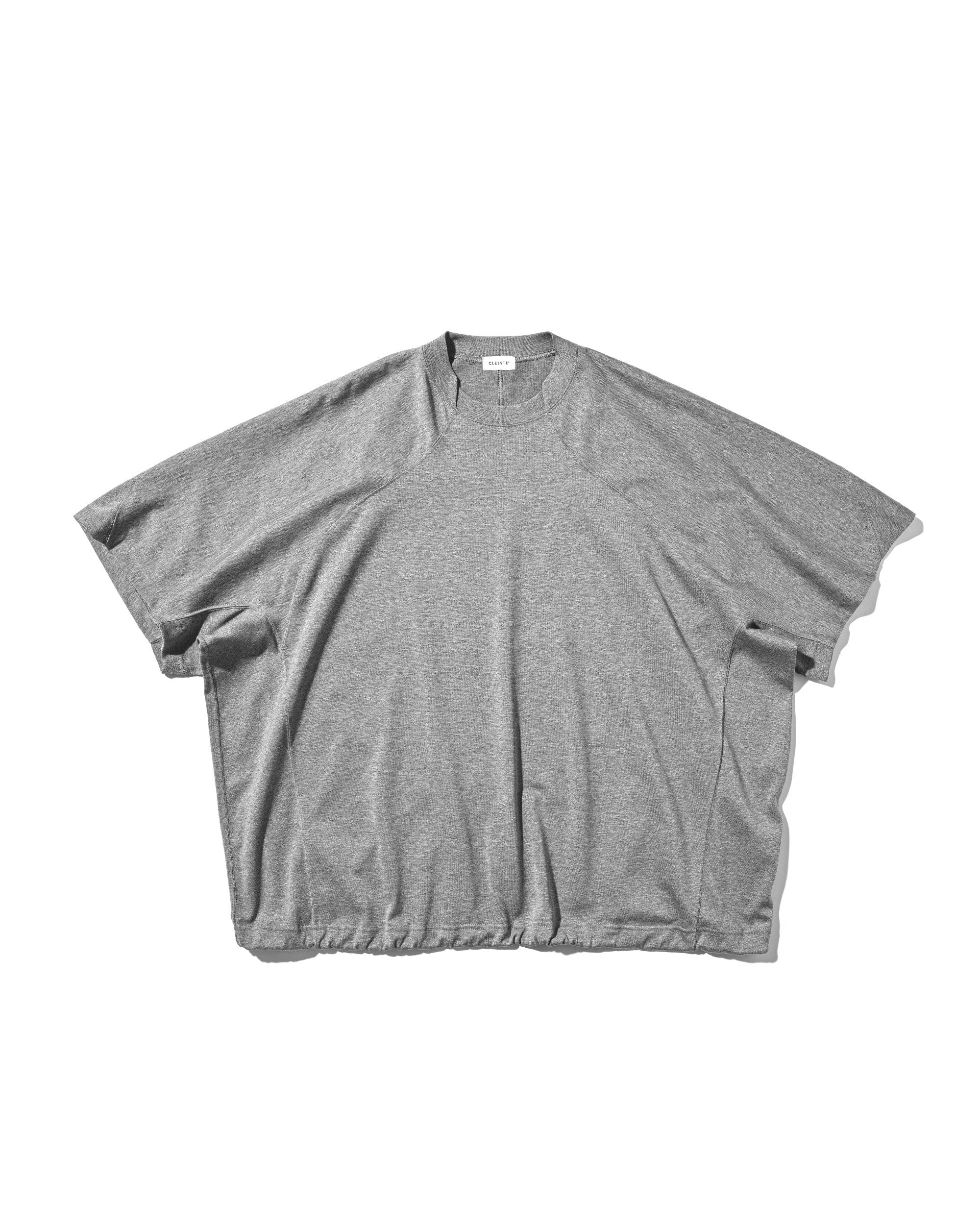 【6.6 SAT 20:00- IN STOCK】BLANK GAME S/S T-SHIRT WITH DRAWSTRINGS  (HEATHER GRAY)