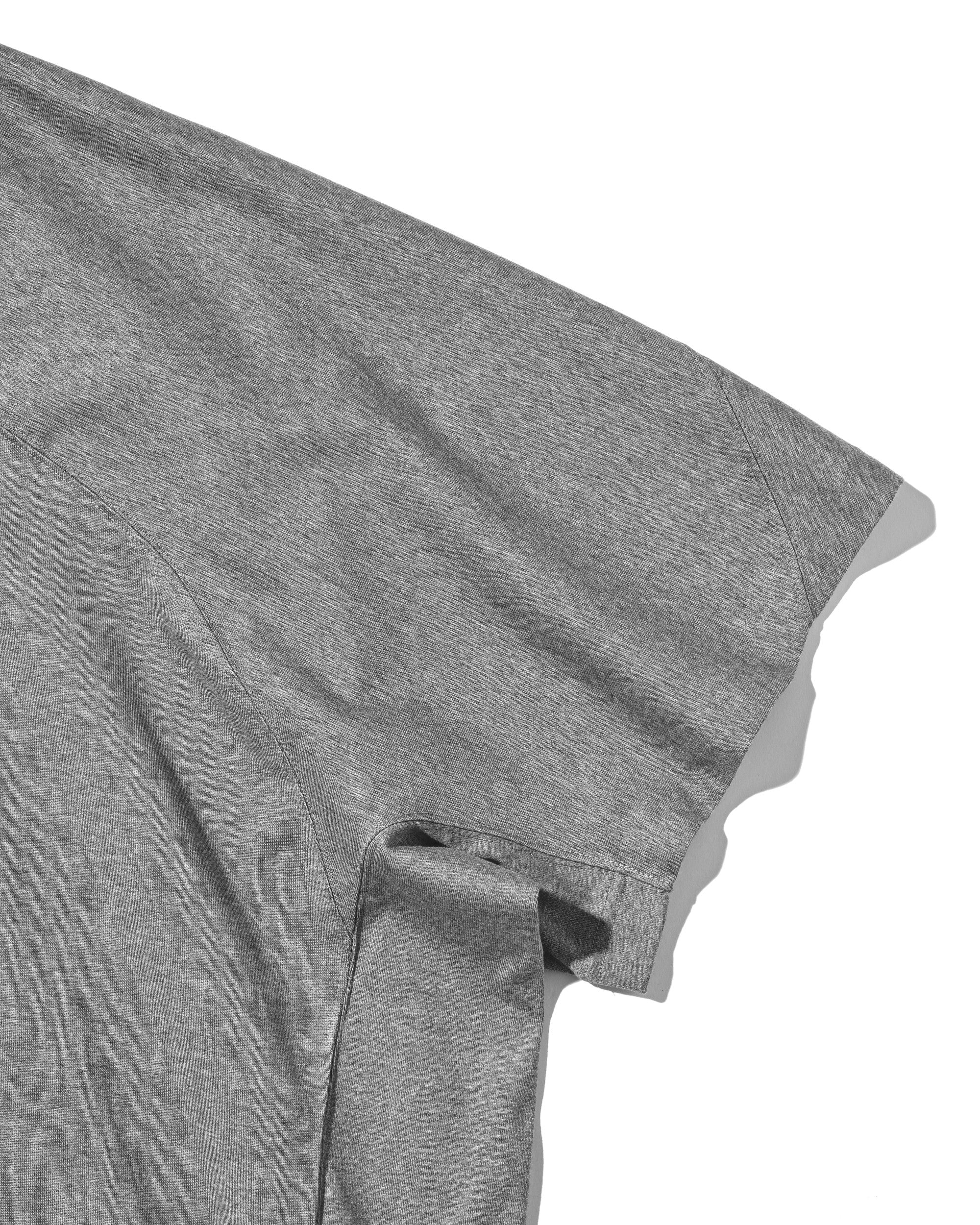 【6.6 SAT 20:00- IN STOCK】BLANK GAME S/S T-SHIRT WITH DRAWSTRINGS  (HEATHER GRAY)