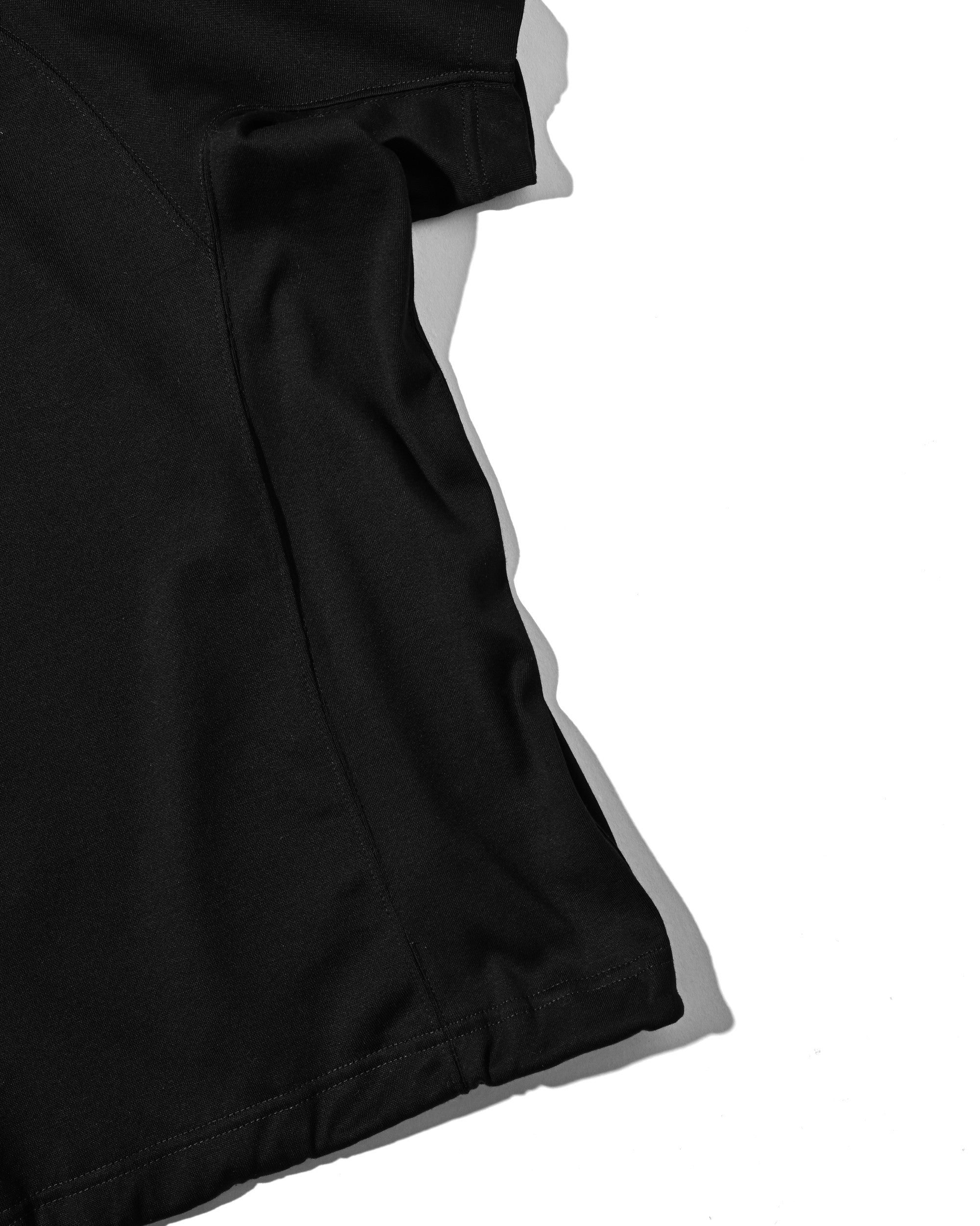 【6.6 SAT 20:00- IN STOCK】BLANK GAME S/S T-SHIRT WITH DRAWSTRINGS  (BLACK)