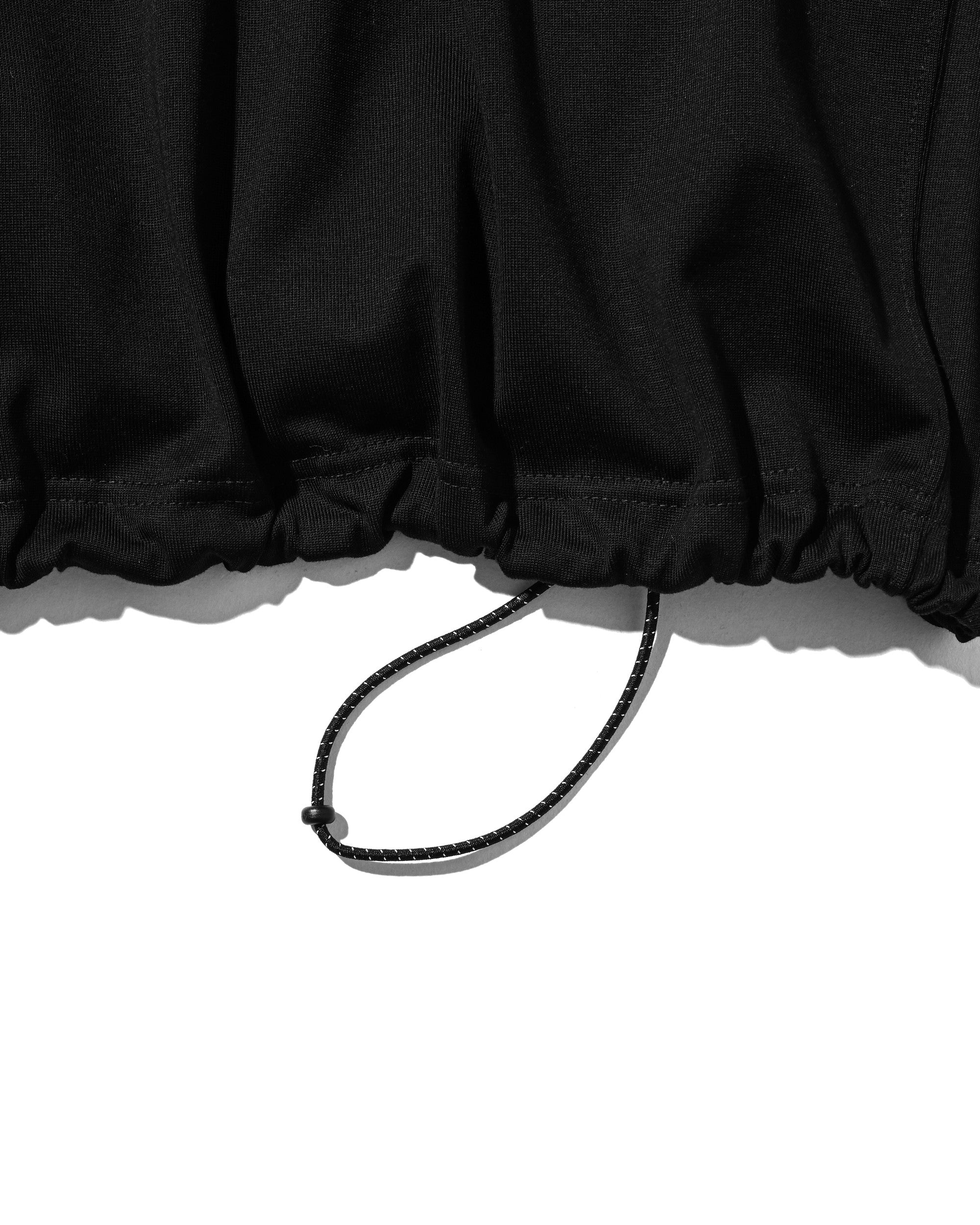 【6.6 SAT 20:00- IN STOCK】BLANK GAME S/S T-SHIRT WITH DRAWSTRINGS  (BLACK)