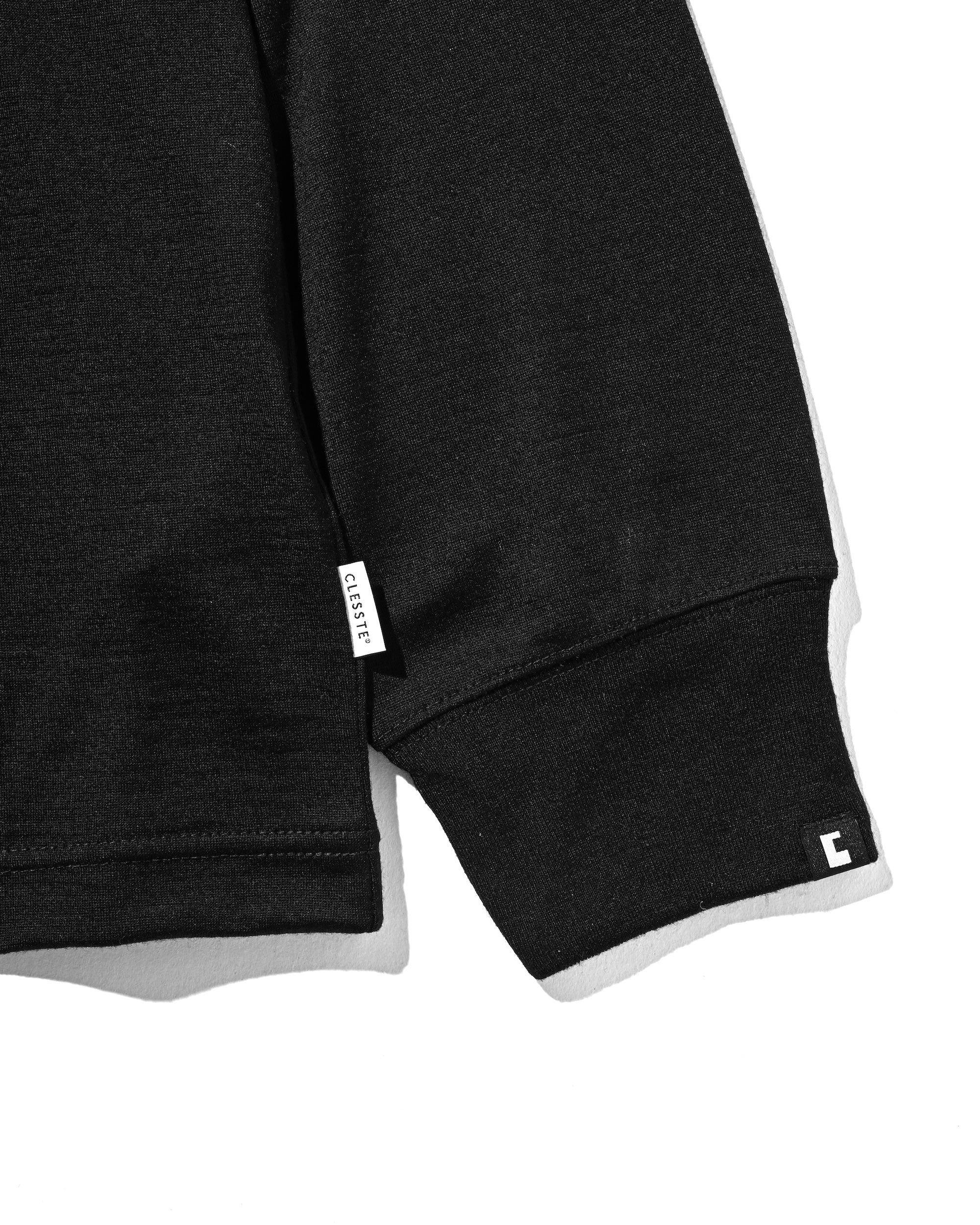 WOOL L/S T-SHIRT (BLACK)